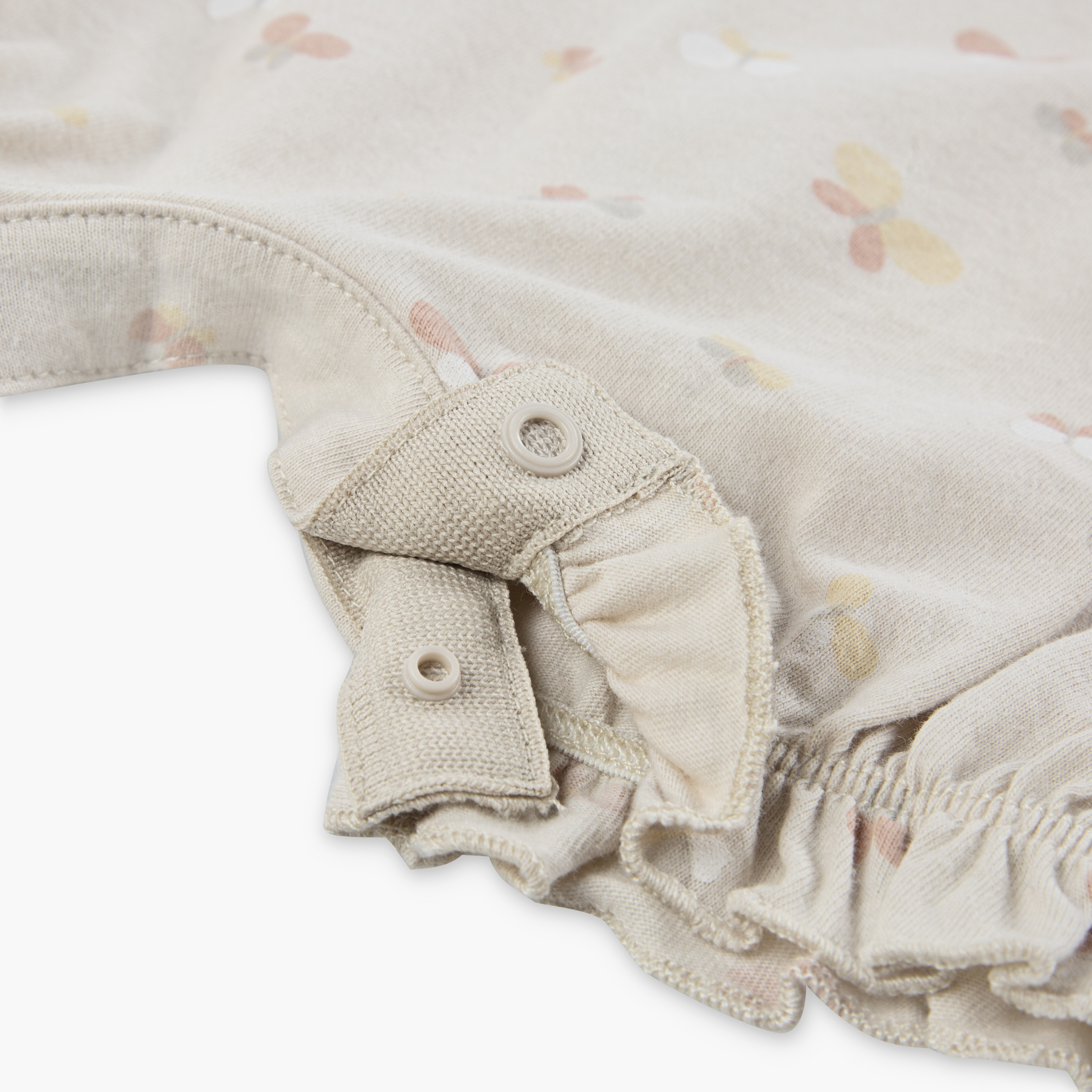 Huggies Printed Cap Sleeves Romper-baby-girls-clothing-rompers-image-5