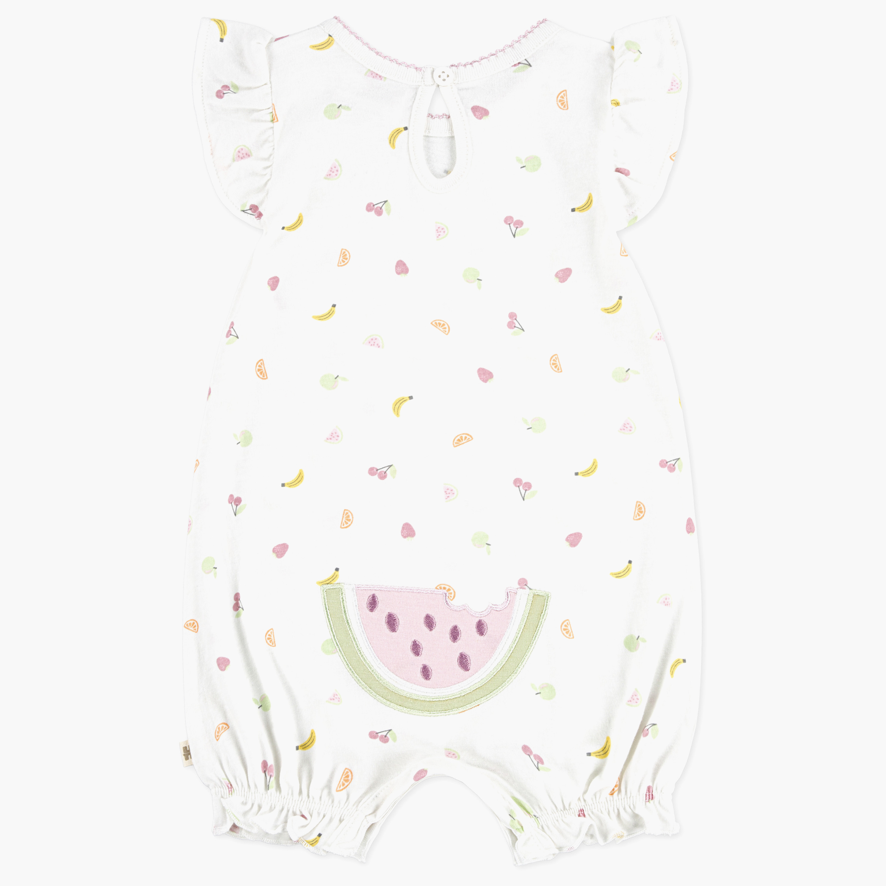 رومبر بأكمام قصيرة وقبعة وبطبعات من هاجيز-baby-girls-clothing-rompers-image-3