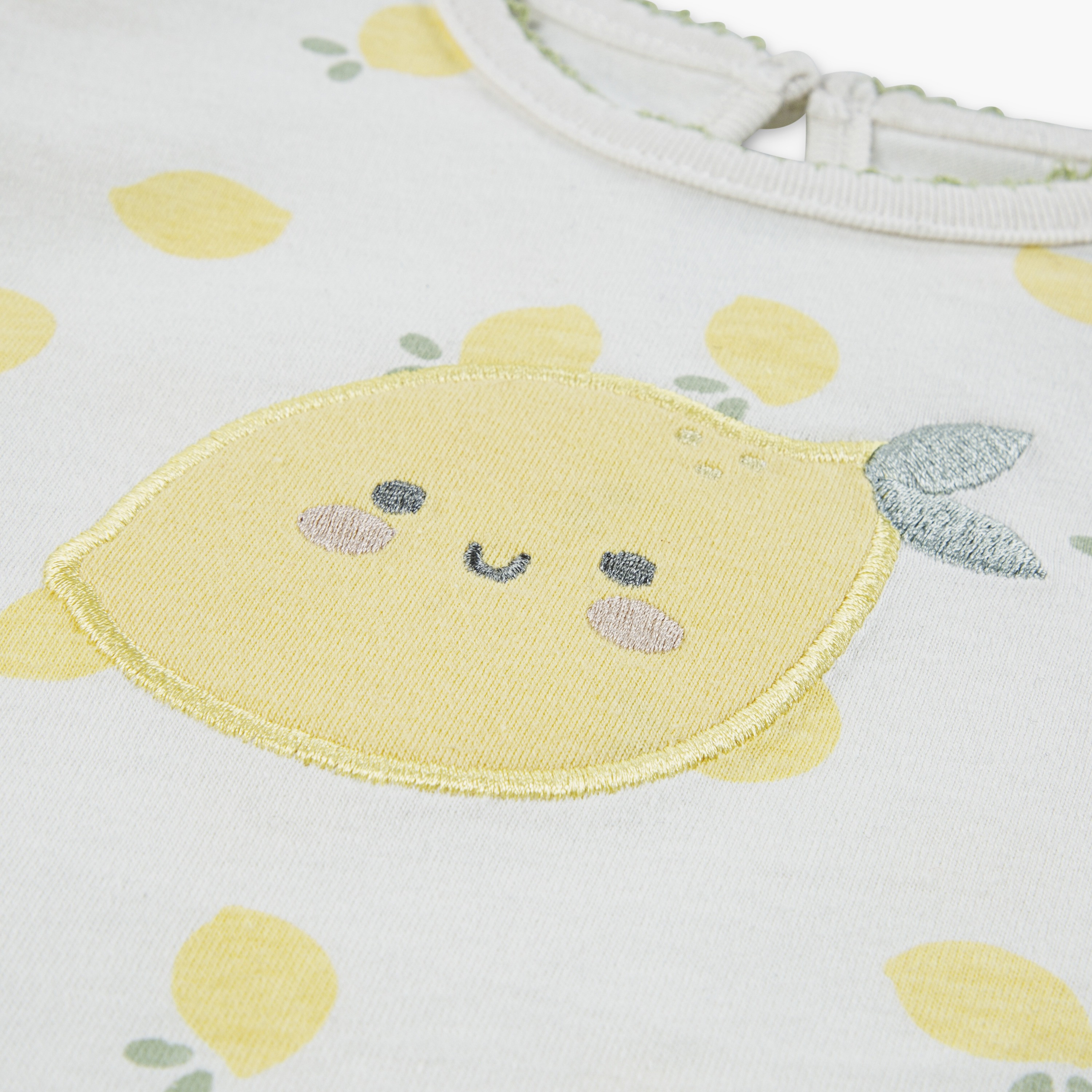 Huggies Printed Cap Sleeves Romper-baby-girls-clothing-rompers-image-3