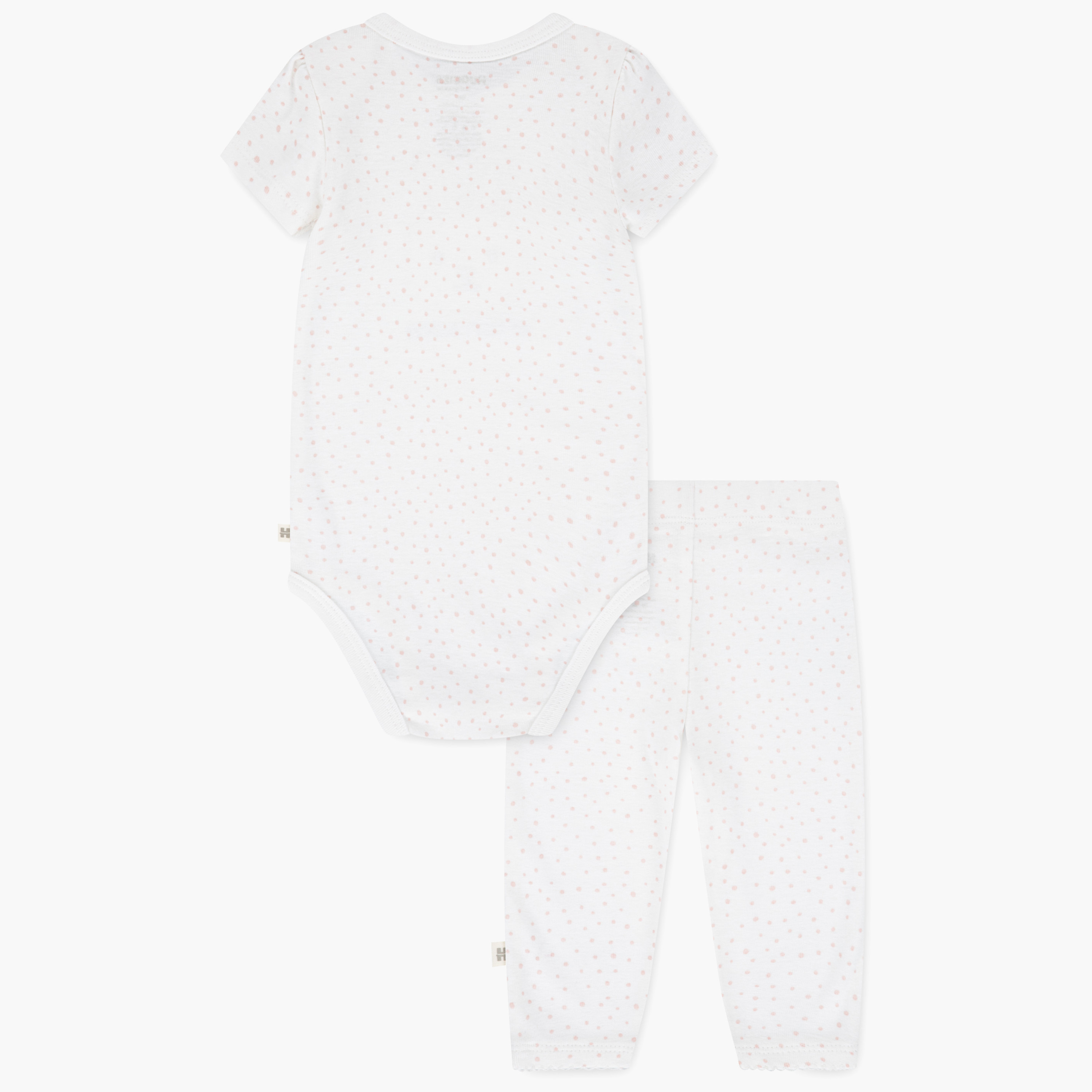 Huggies Printed Short Sleeves Bodysuit with Pants-baby-girls-clothing-setsandcoords-image-2