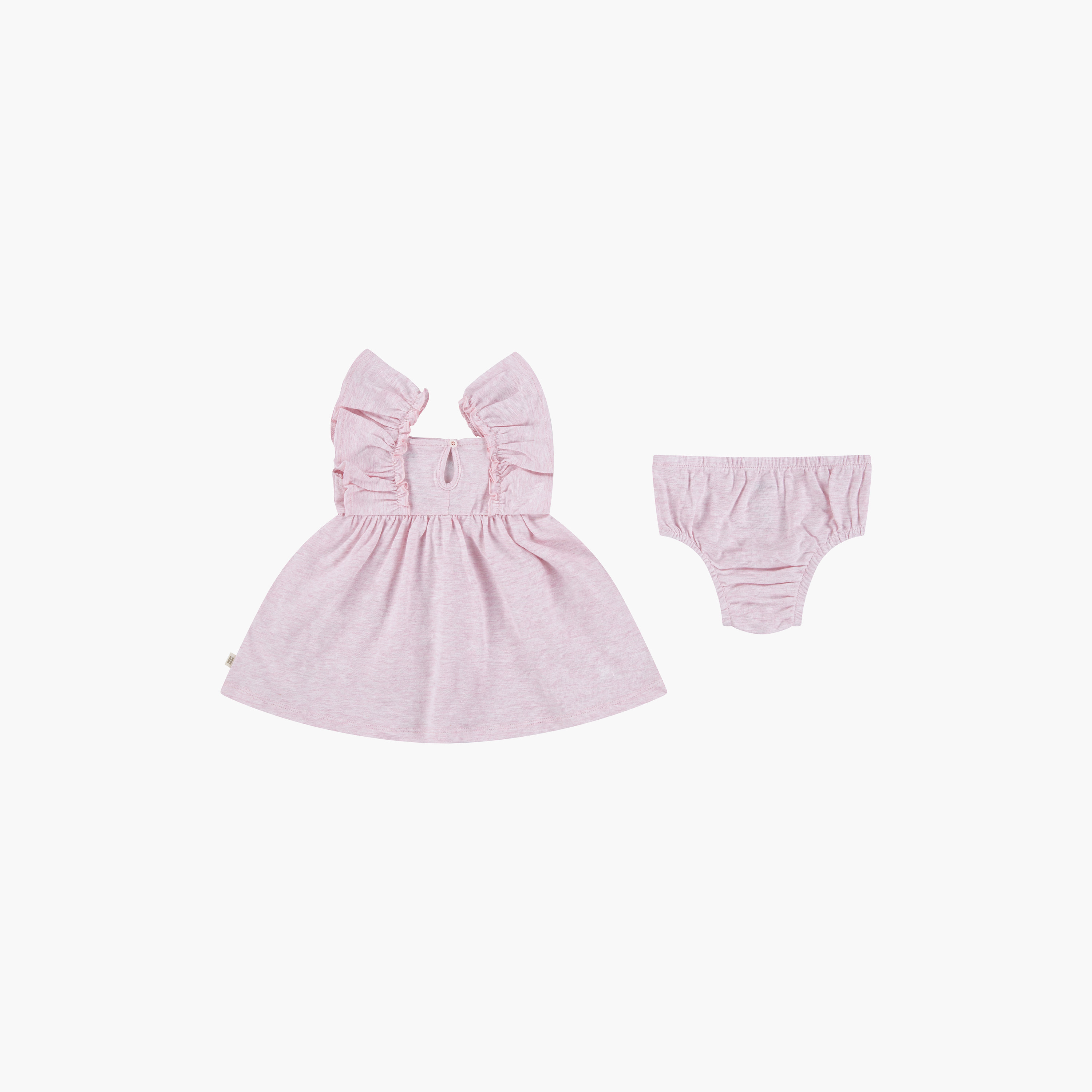 فستان سادة بلا أكمام مع بنطال بلومر من هاجيز-baby-girls-clothing-dressesandjumpsuits-image-2