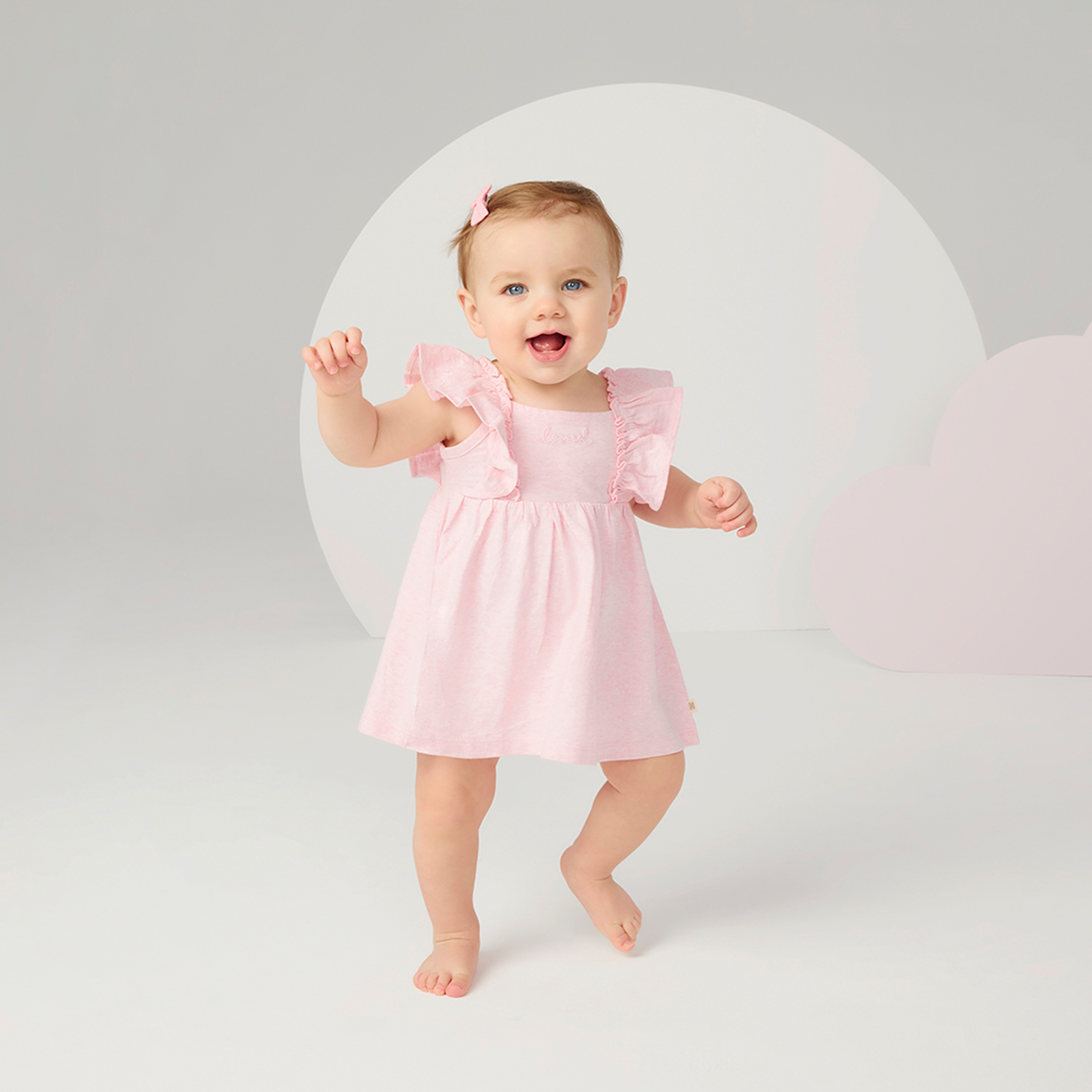 فستان سادة بلا أكمام مع بنطال بلومر من هاجيز-baby-girls-clothing-dressesandjumpsuits-image-4