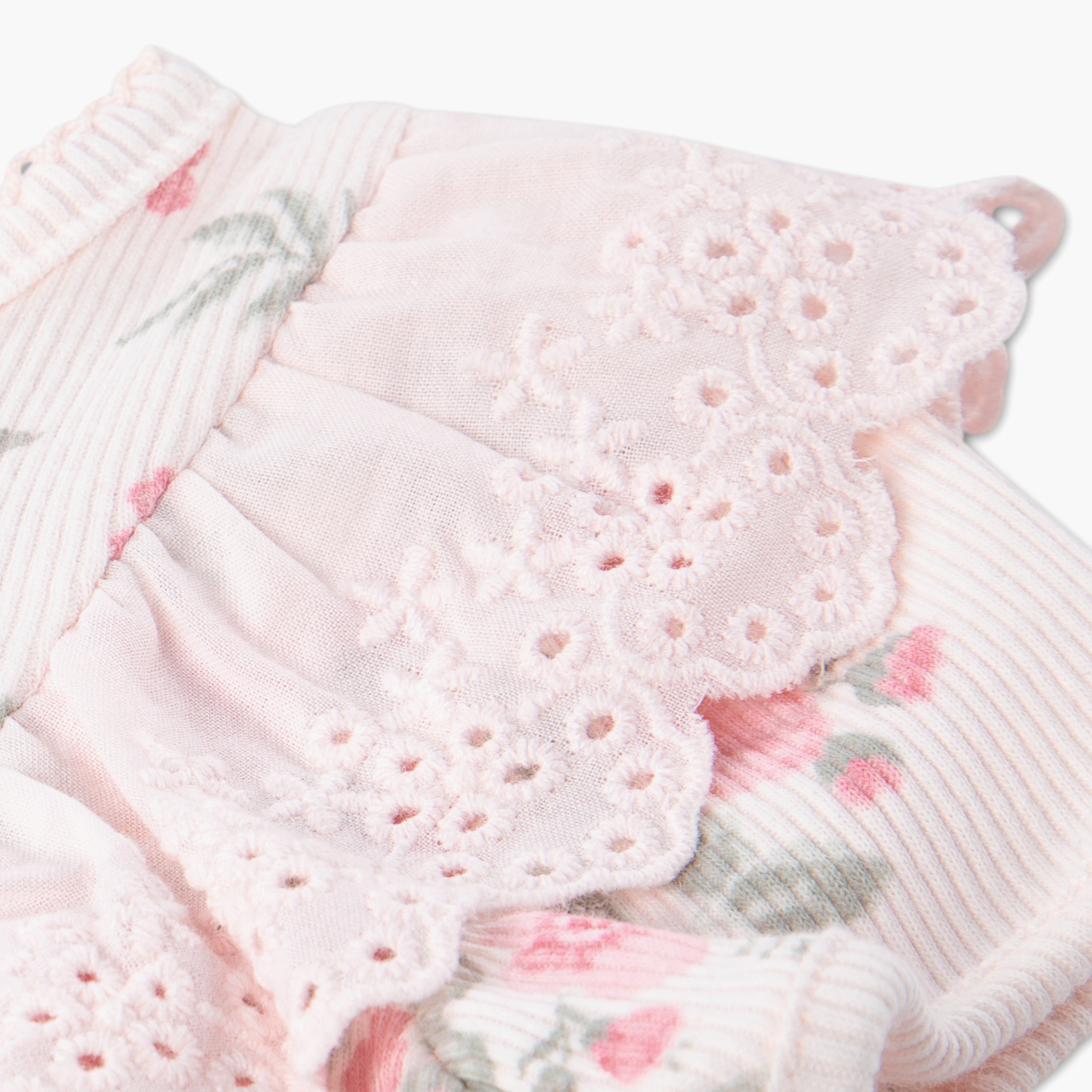 Huggies Short Sleeves Floral Top & Leggings Set with Headband-baby-girls-clothing-setsandcoords-image-7