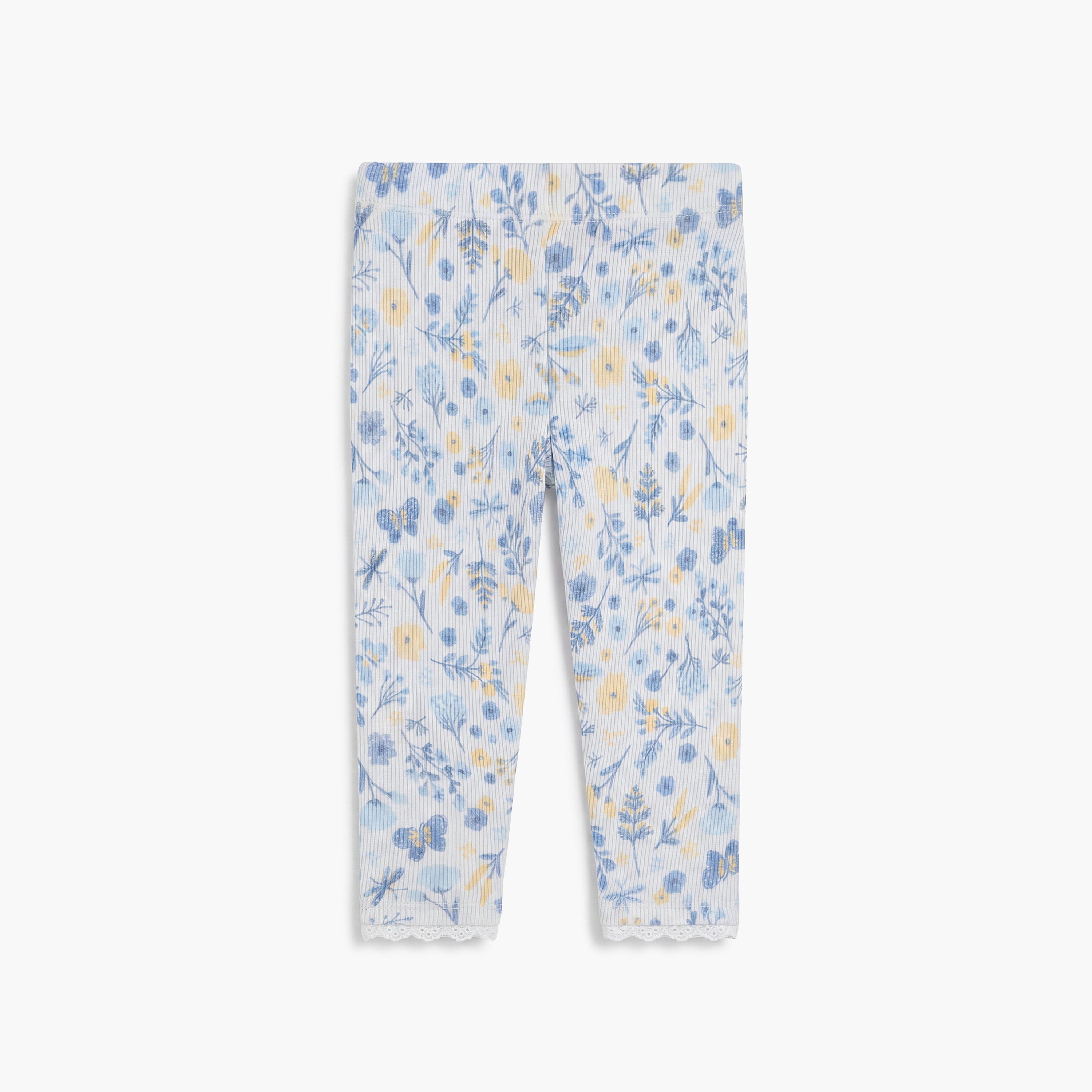 Huggies Short Sleeves Floral Top & Leggings Set with Headband-baby-girls-clothing-setsandcoords-image-5