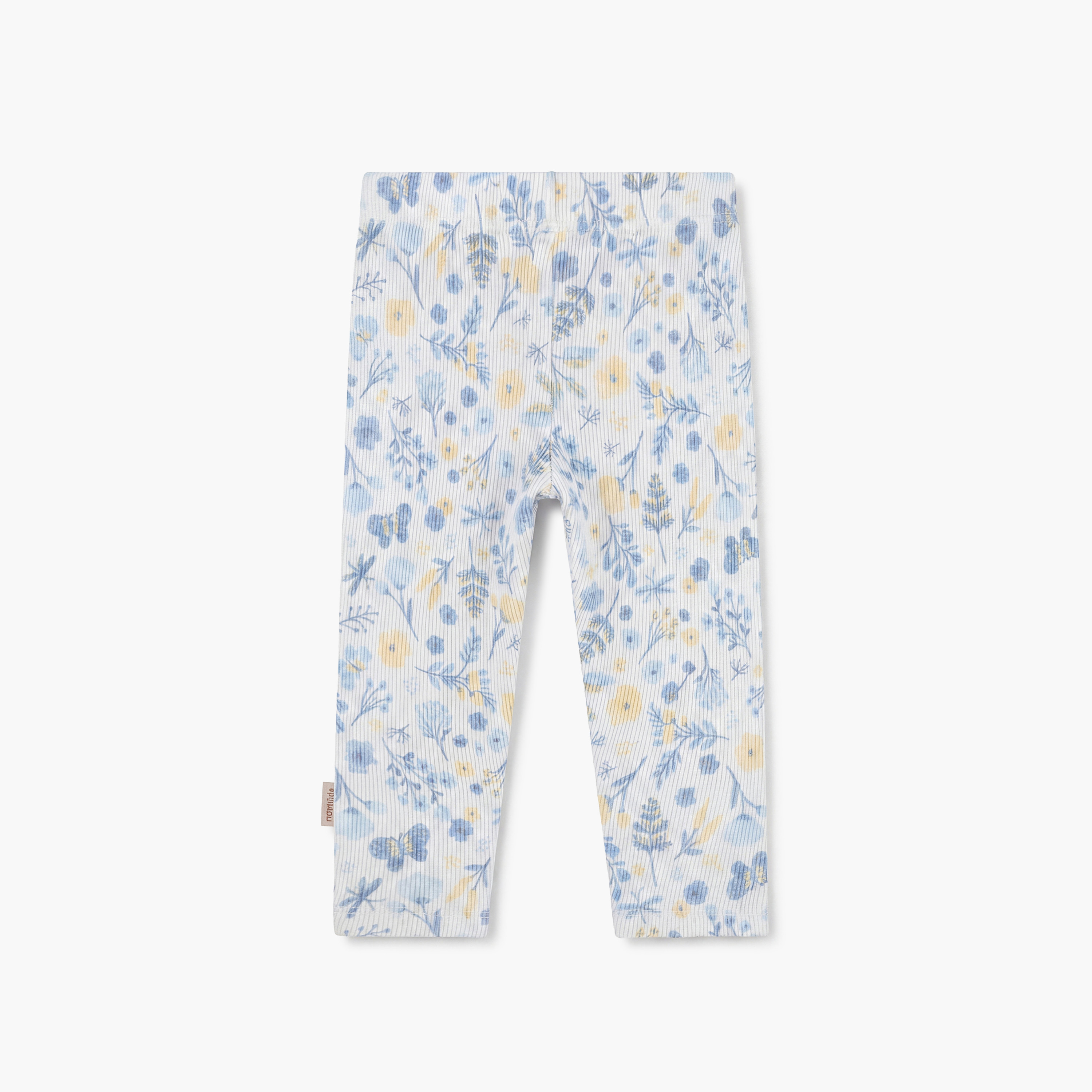 طقم توب بنقشة زهور وليجنز مع عصابة رأس بأكمام قصيرة من هجيز-baby-girls-clothing-setsandcoords-image-6