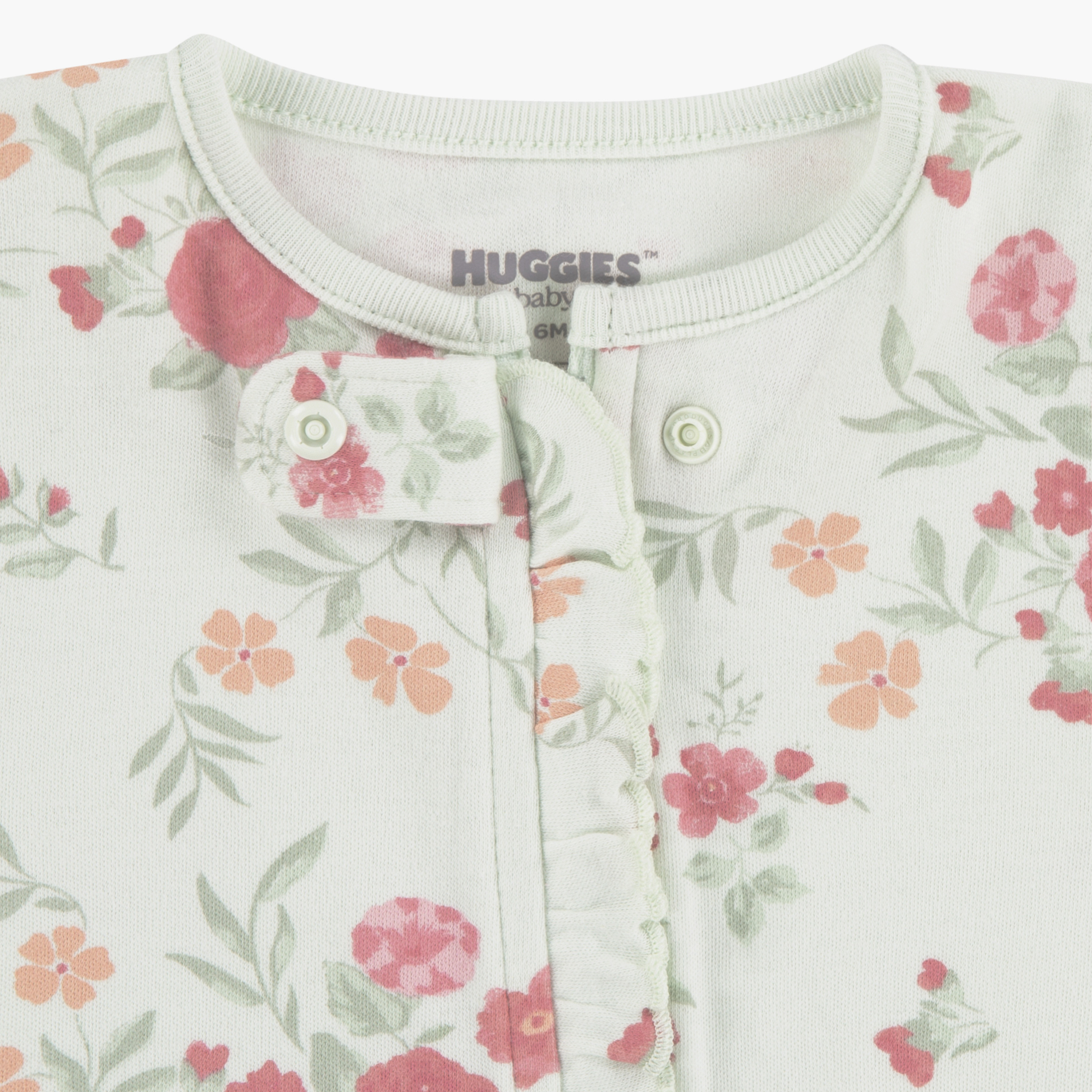 ملابس نوم (سليب سوت) بأكمام طويلة ونقشة زهور من هجيز-baby-girls-clothing-nightwear-sleepsuits-image-3