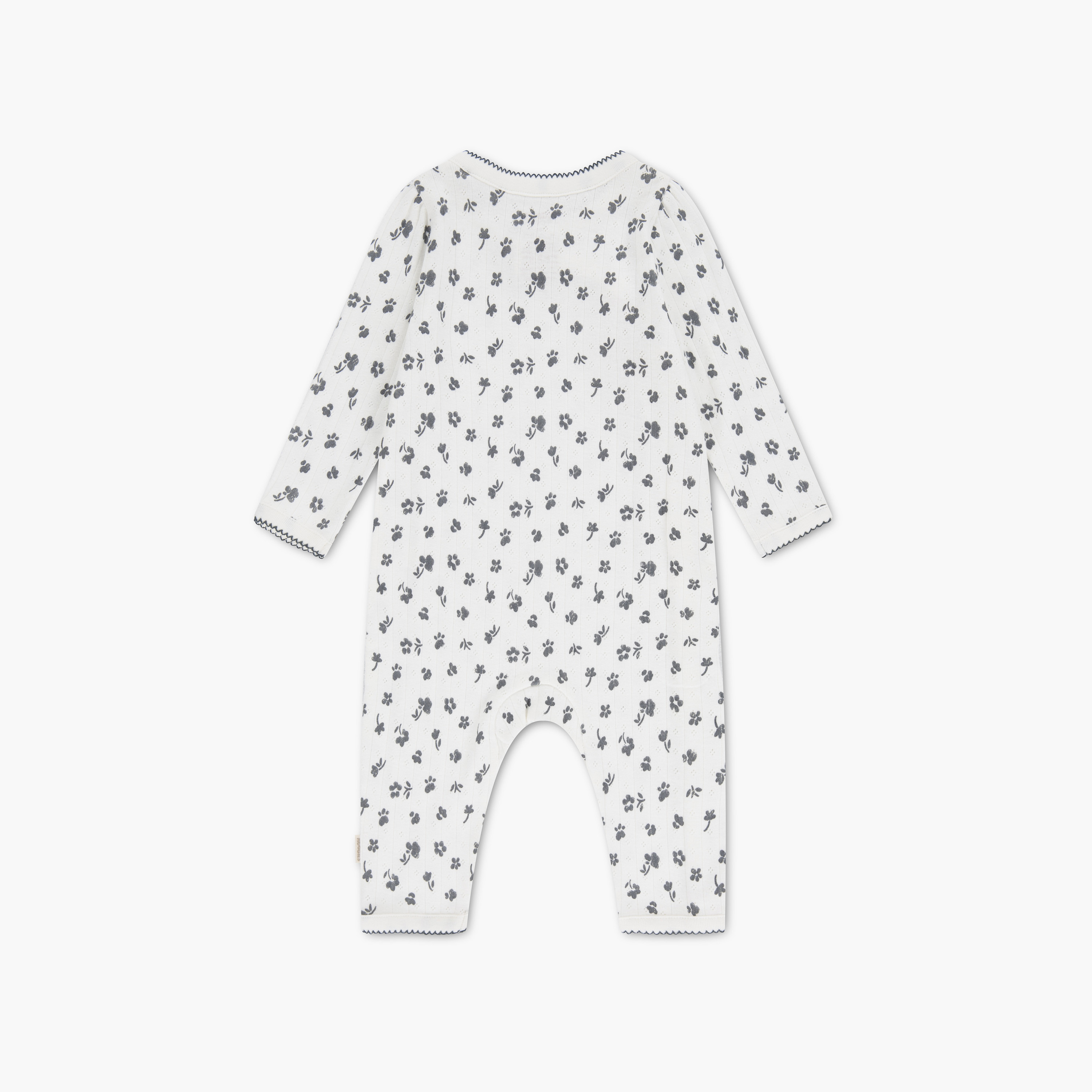 ملابس نوم (سليب سوت) بأكمام طويلة ونقشة زهور من هجيز-baby-girls-clothing-nightwear-sleepsuits-image-2