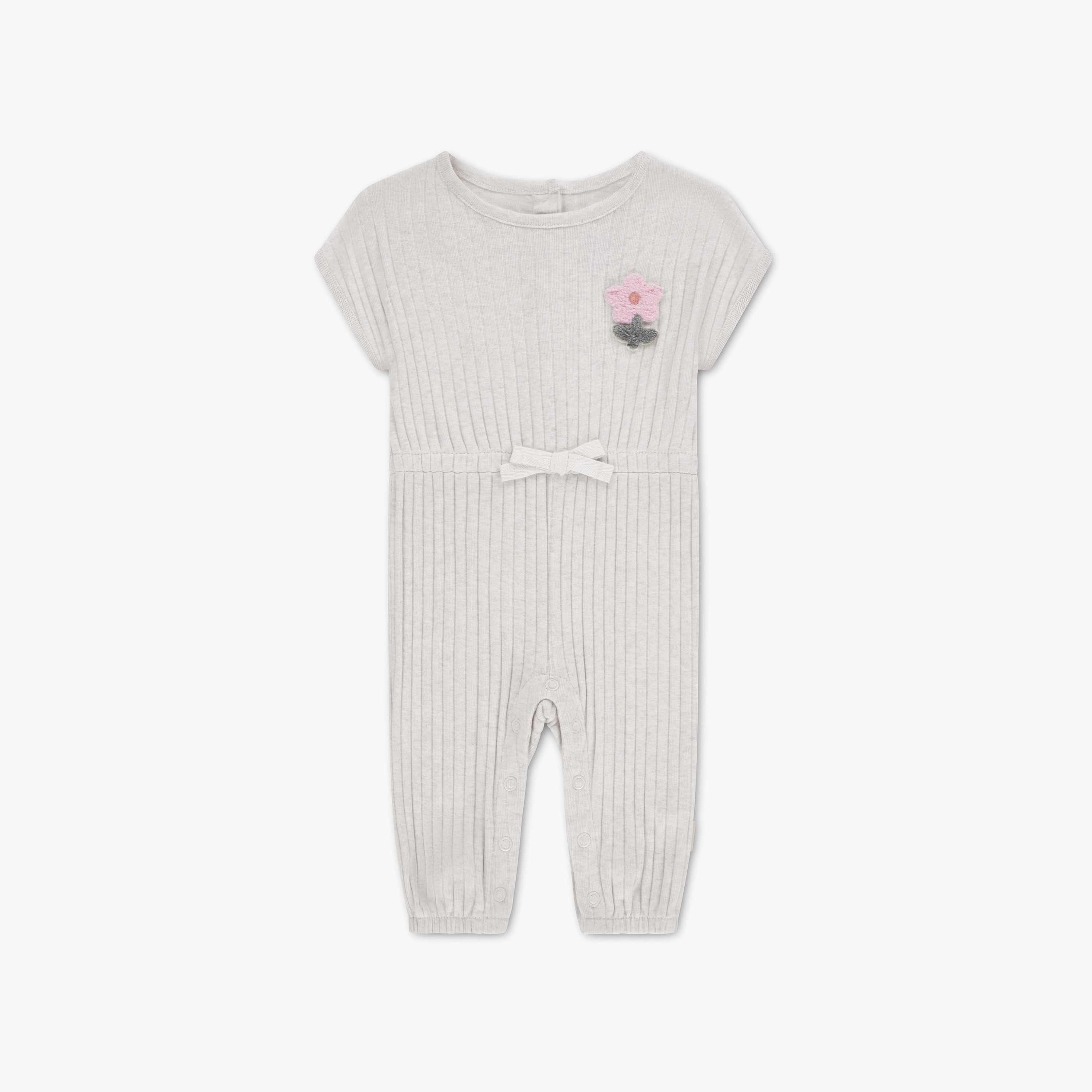 رومبر سادة مطرز بأكمام قصيرة من هجيز-baby-girls-clothing-rompers-image-1