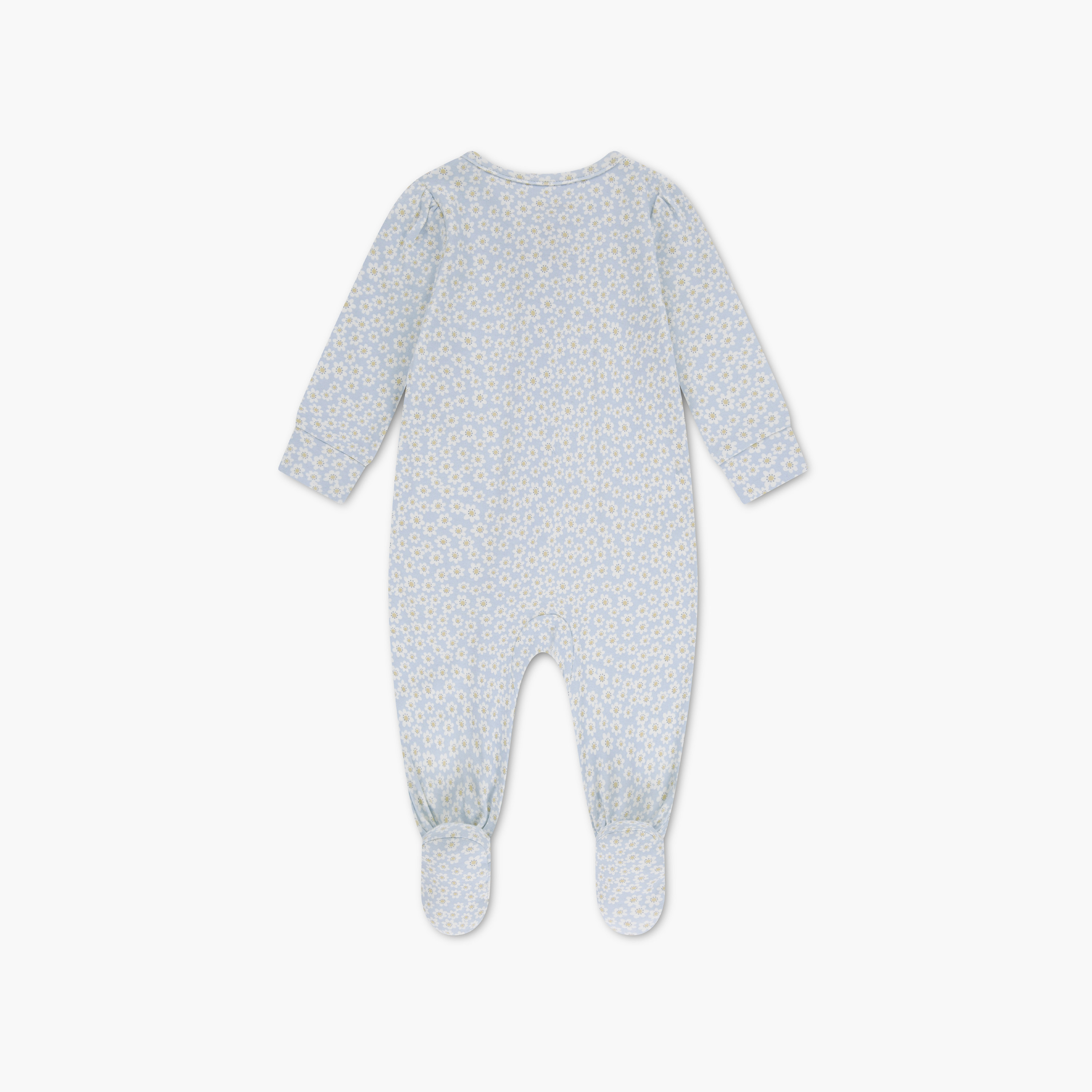 Huggies Long Sleeves Floral Sleepsuit-baby-girls-clothing-nightwear-sleepsuits-image-2