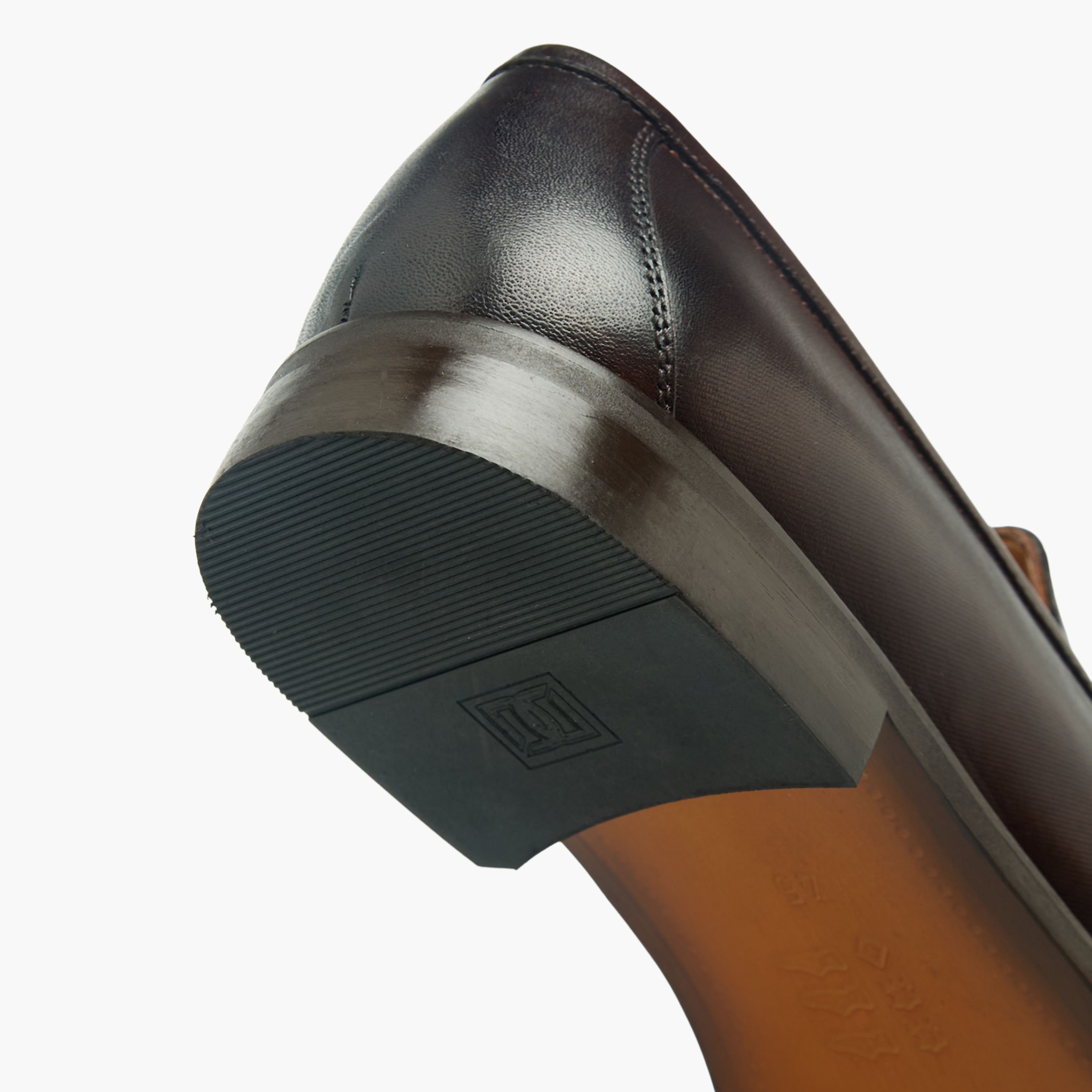 Duchini Men Textured Genuine Leather Loafers-men-shoes-loafersandmoccasins-image-5