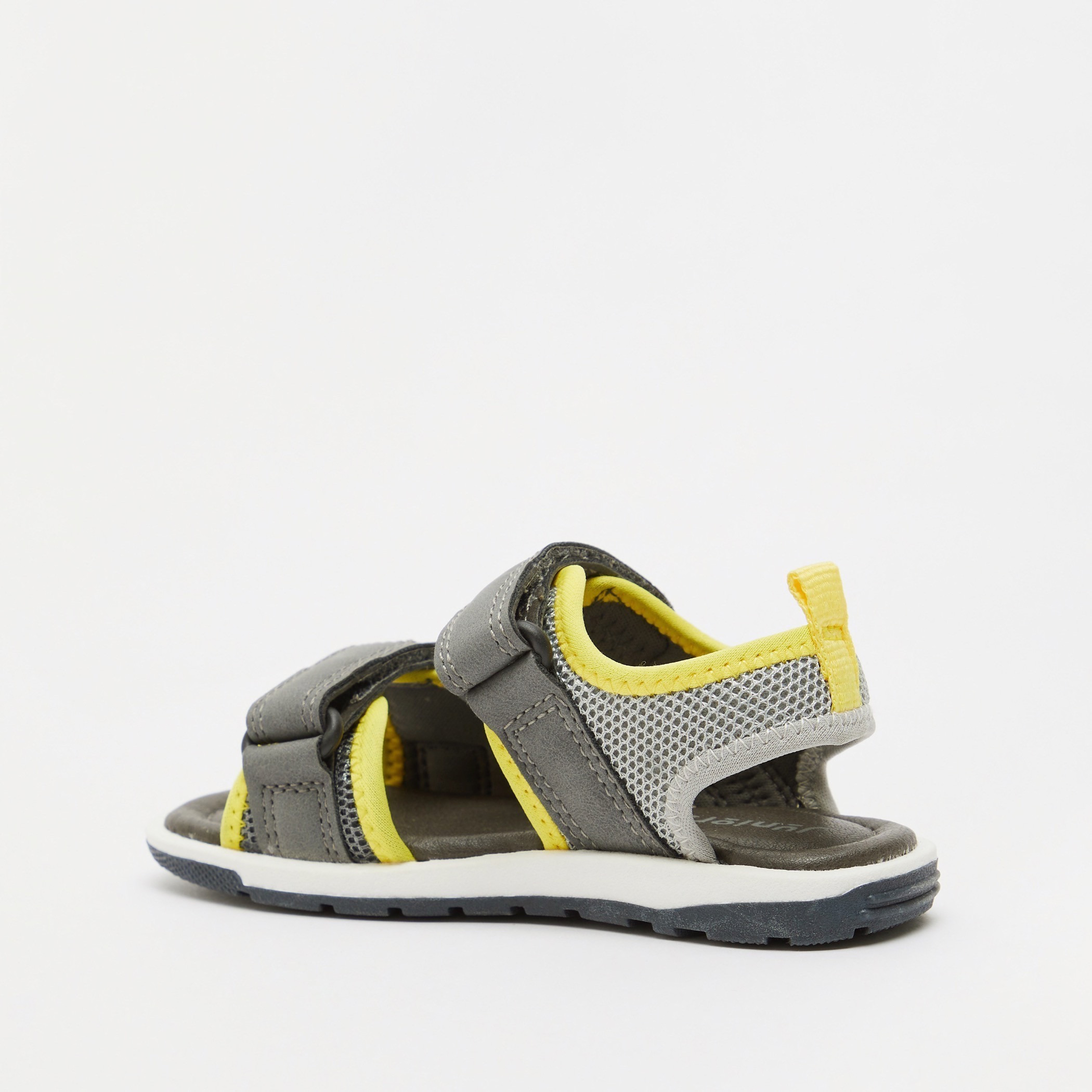 صندل مسطح بارز الملمس بشريط إغلاق من جونيورز-boys-shoes-sandals-image-3