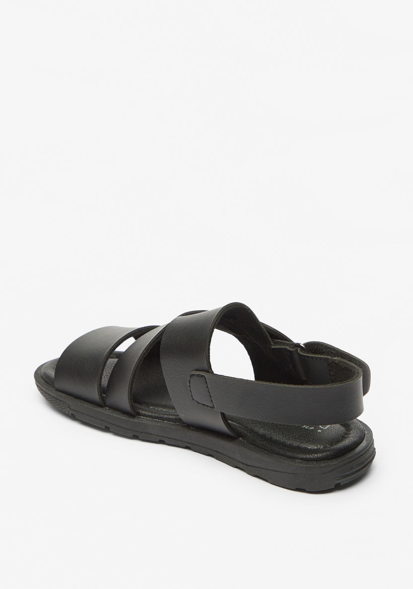 Mister Duchini Solid Sandals with Hook and Loop Closure-Boy%27s Sandals-image-1
