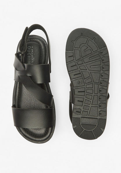Mister Duchini Solid Sandals with Hook and Loop Closure-Boy%27s Sandals-image-3