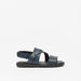 Mister Duchini Solid Sandals with Hook and Loop Closure-Boy%27s Sandals-thumbnailMobile-2