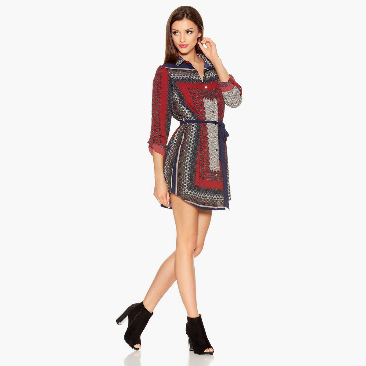 Quiz Printed Shirt Dress-women-clothing-dresses-image-3