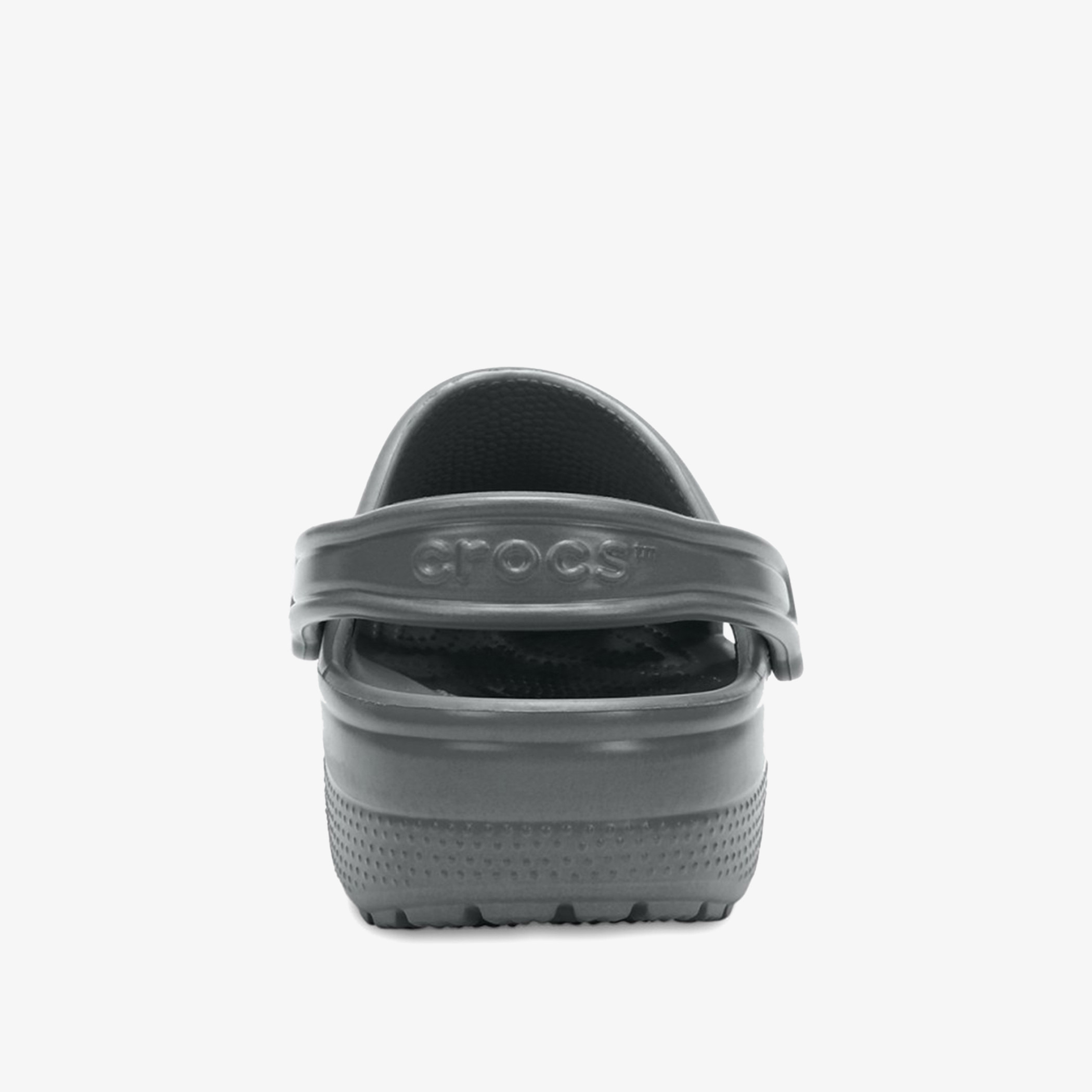Crocs Unisex Grey Round Toe Cut Out Detail Classic Clogs-women-shoes-sandals-flats-image-4