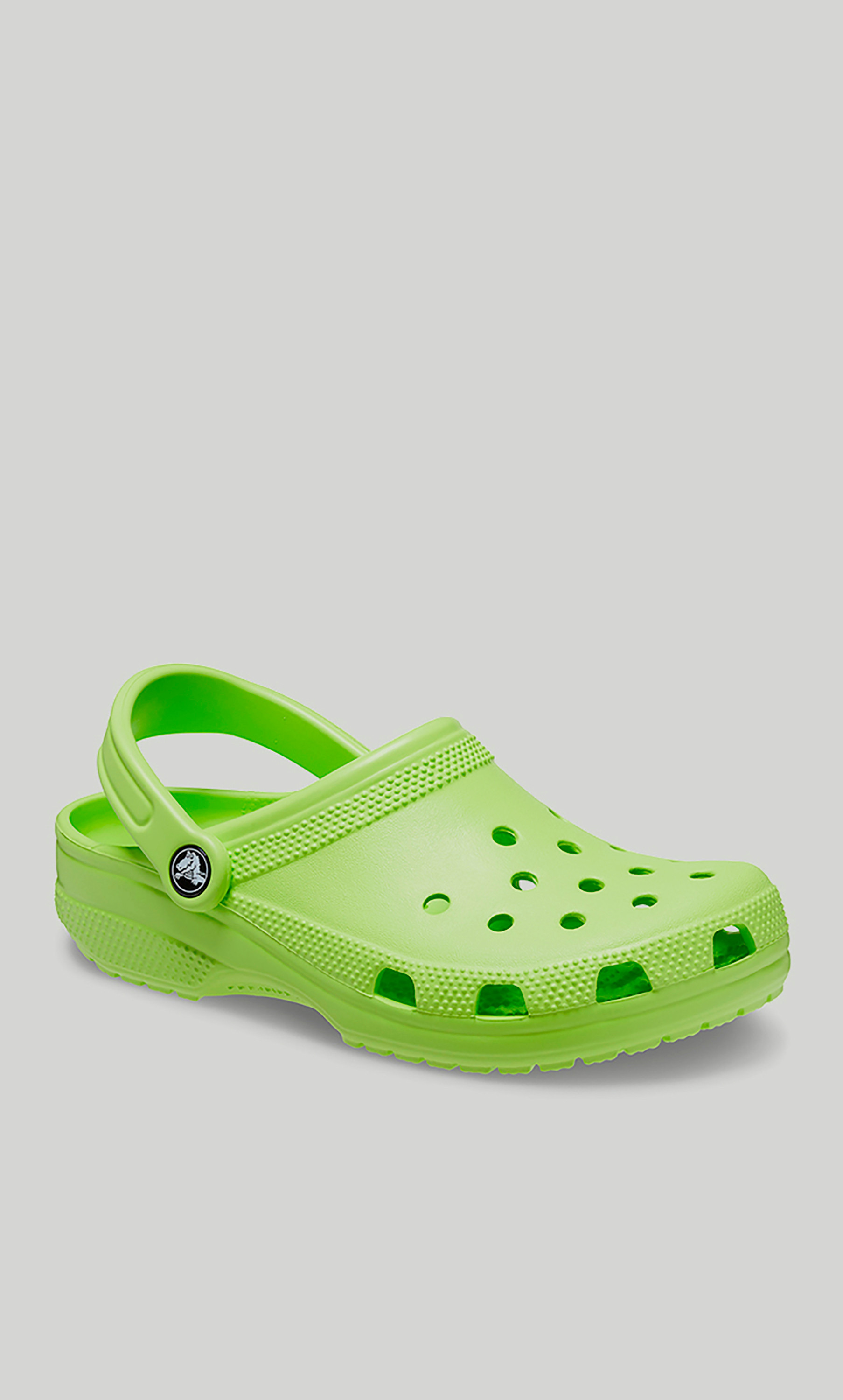 Neon green croc discount