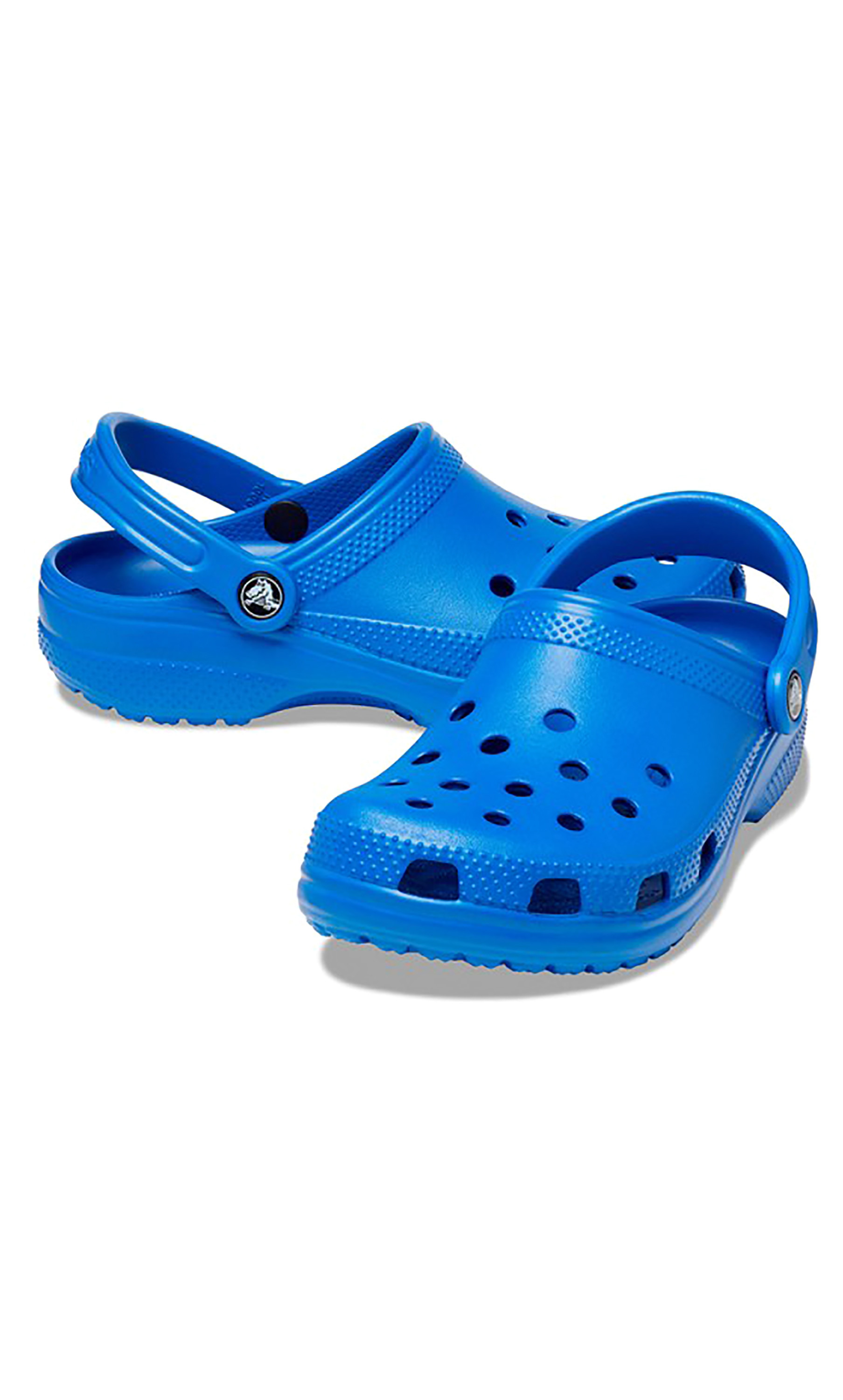 Crocs Unisex Blue Classic Cut Out Detail Clogs-men-shoes-sandals-image-1