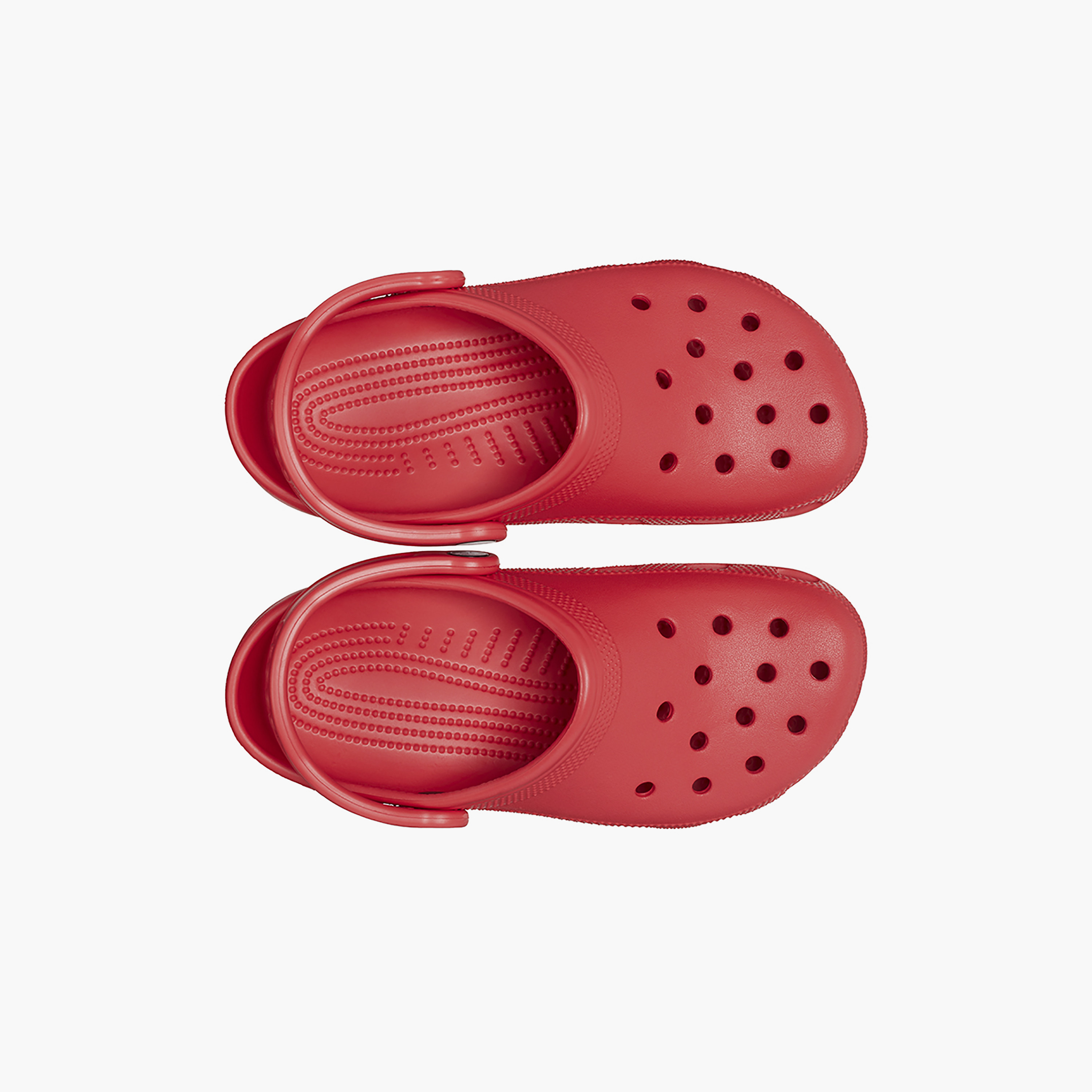 Crocs Unisex Grey Round Toe Cut Out Detail Classic Clogs-men-shoes-sandals-image-4