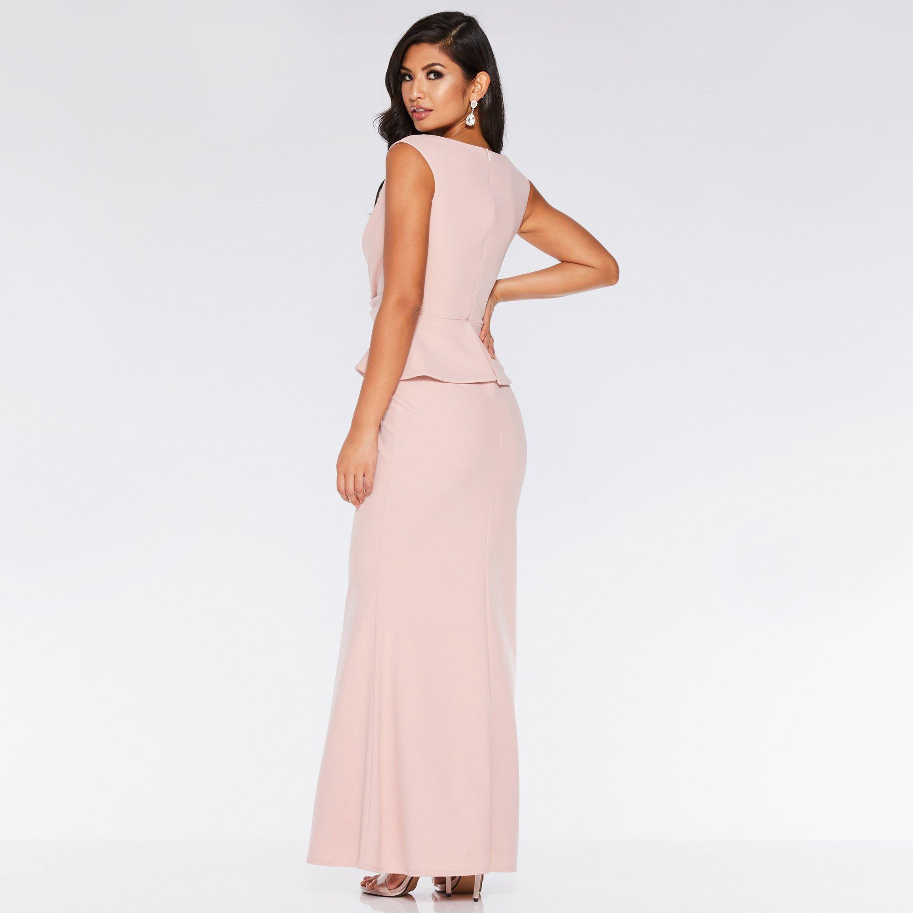 Quiz Ruffle Detail Maxi Dress-women-clothing-dresses-image-2