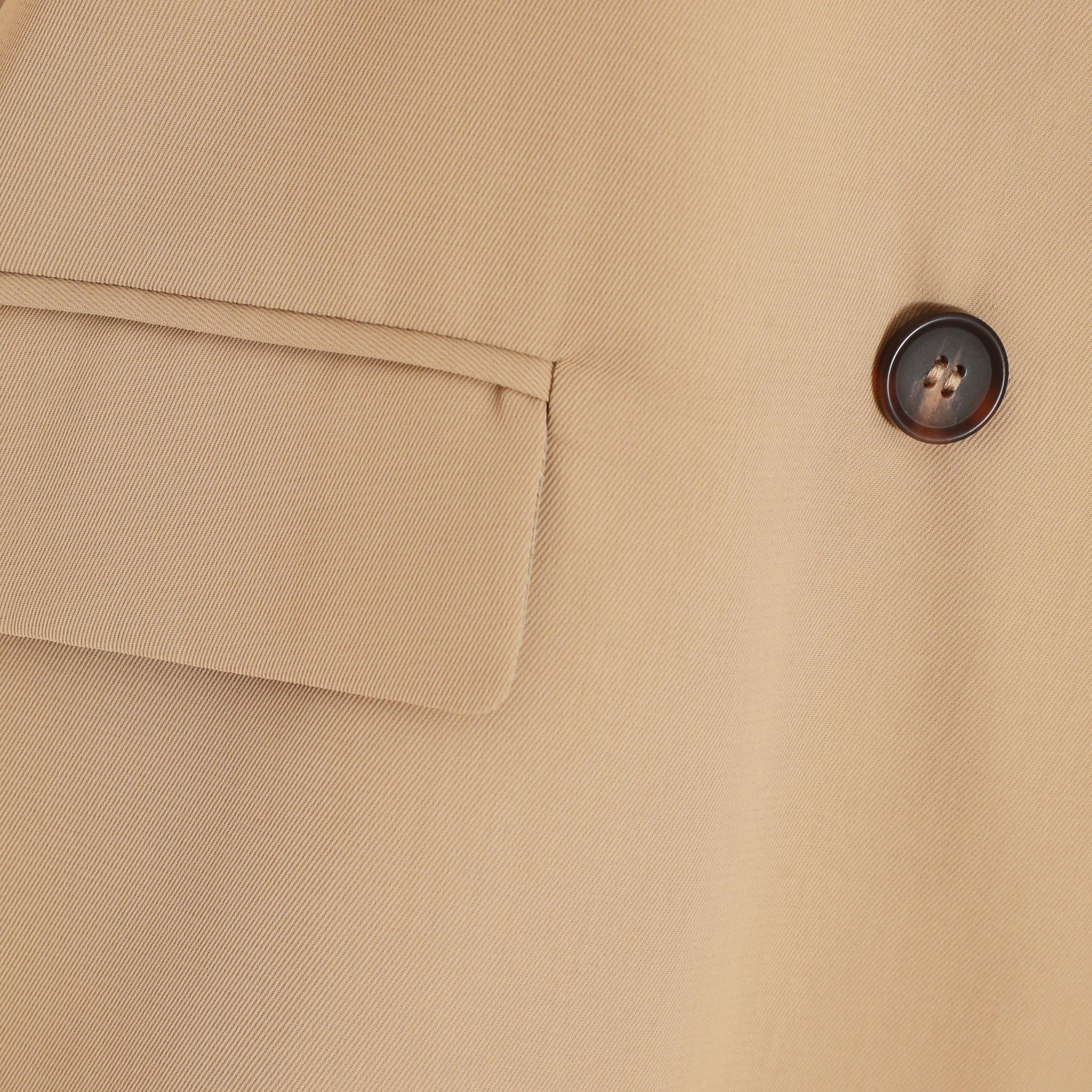بليزر مصمم بصدر واحد ذو كبيرة الحجم سادة من كويز-women-clothing-coatsandjackets-blazers-image-2