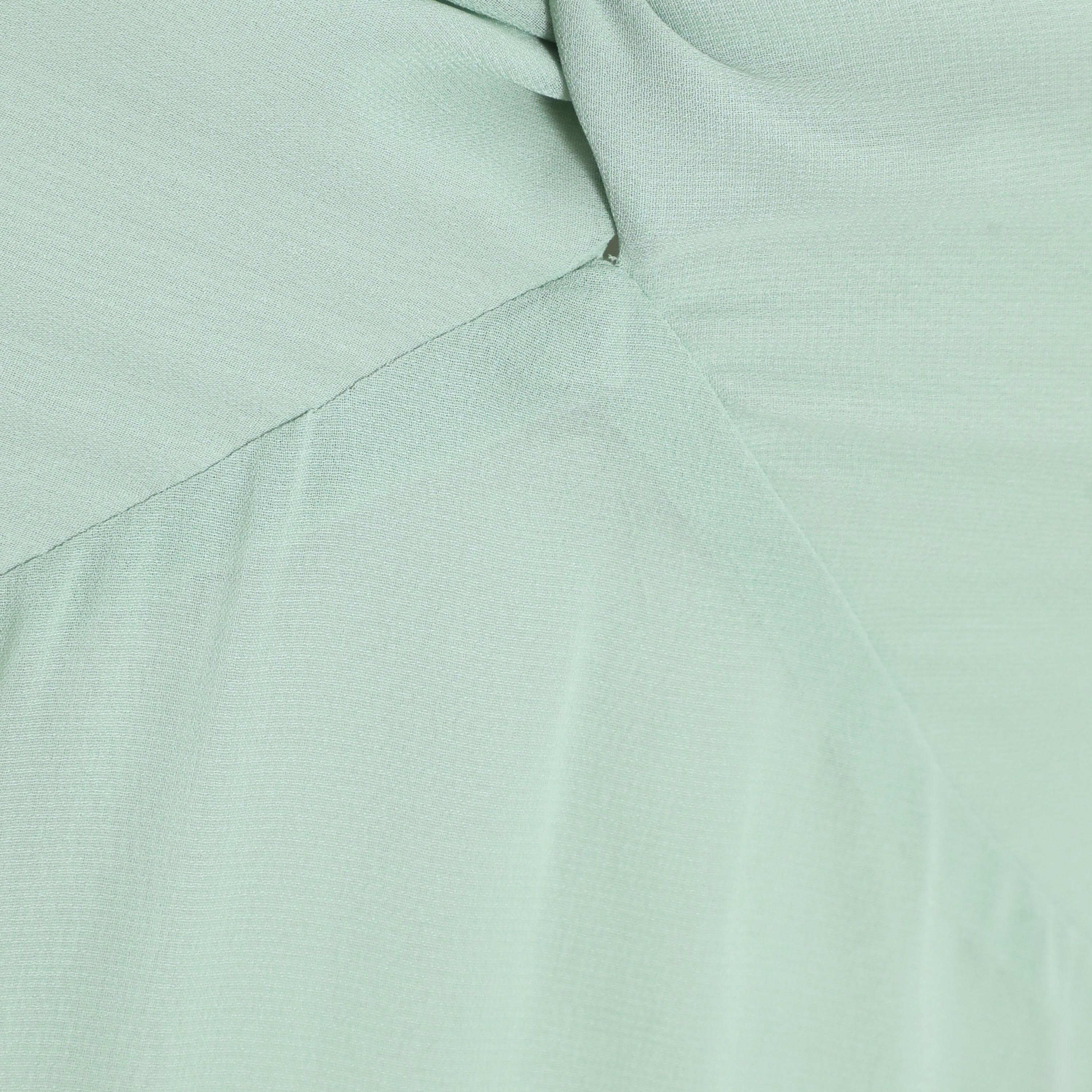 Quiz Sage Green Tiered Maxi Dress in Chiffon-women-clothing-dresses-image-3