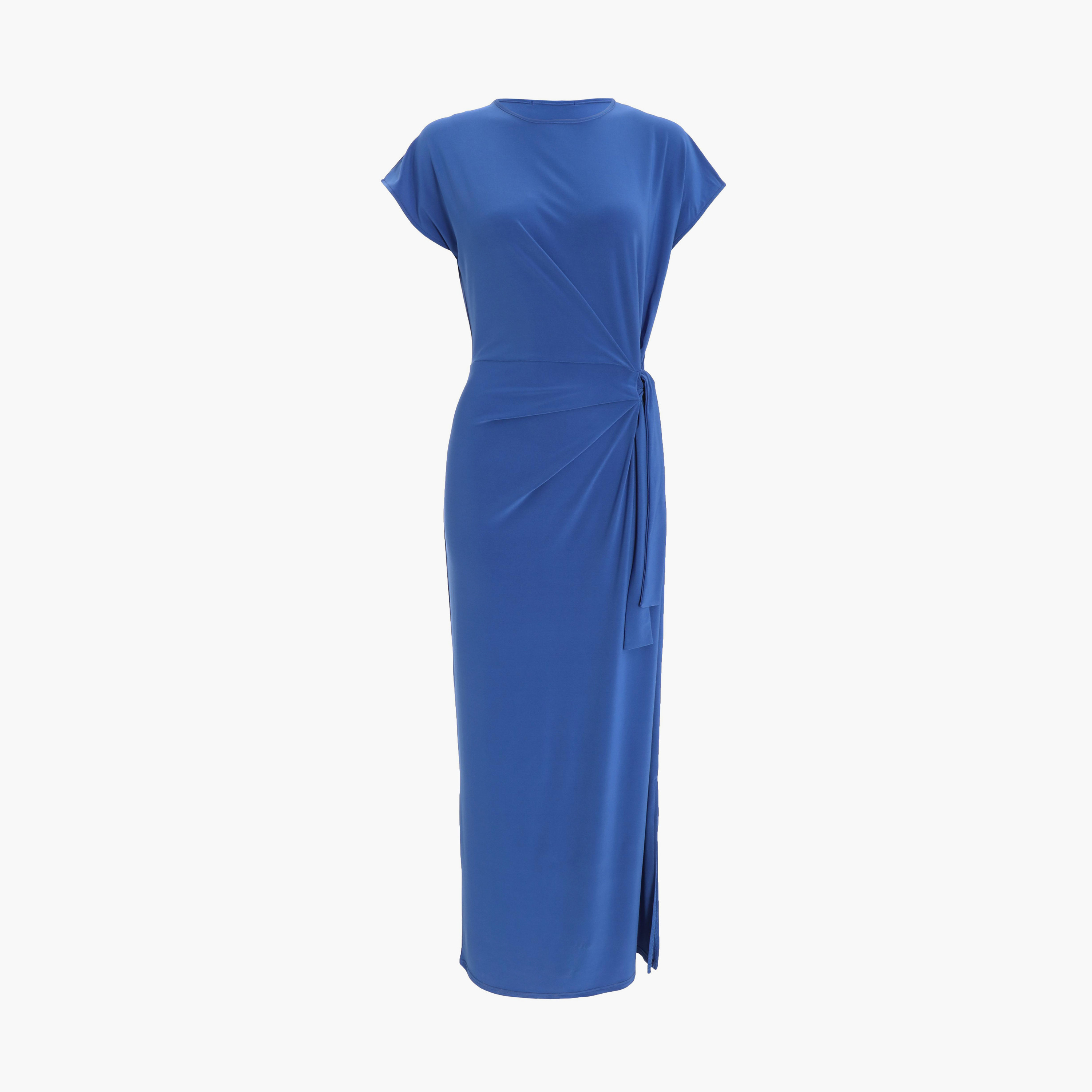 Quiz Blue Maxi Dress With Twist Detail-women-clothing-dresses-image-6