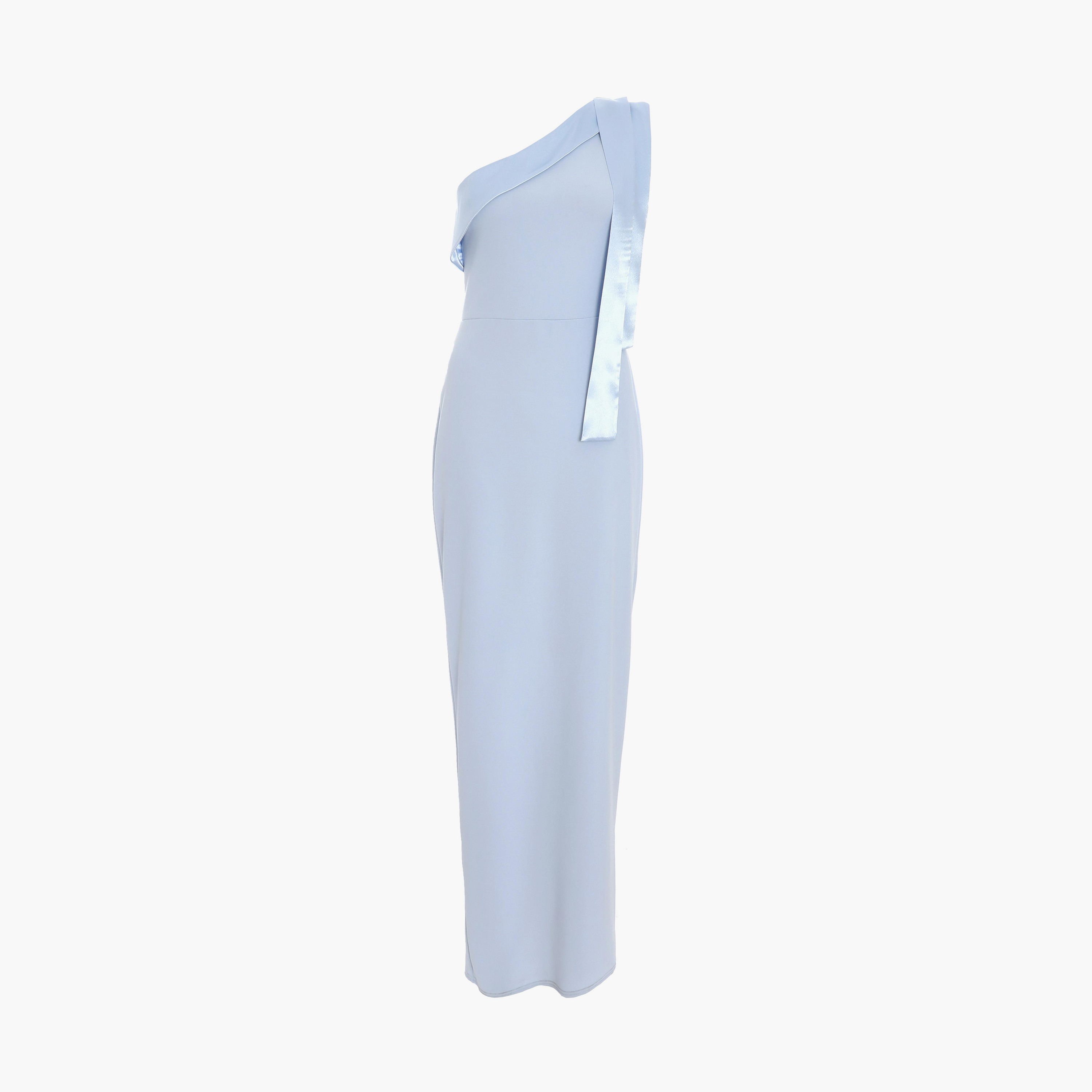 Quiz Light Blue Scuba Crepe Satin One Shoulder Evening Maxi Dress-women-clothing-dresses-image-5