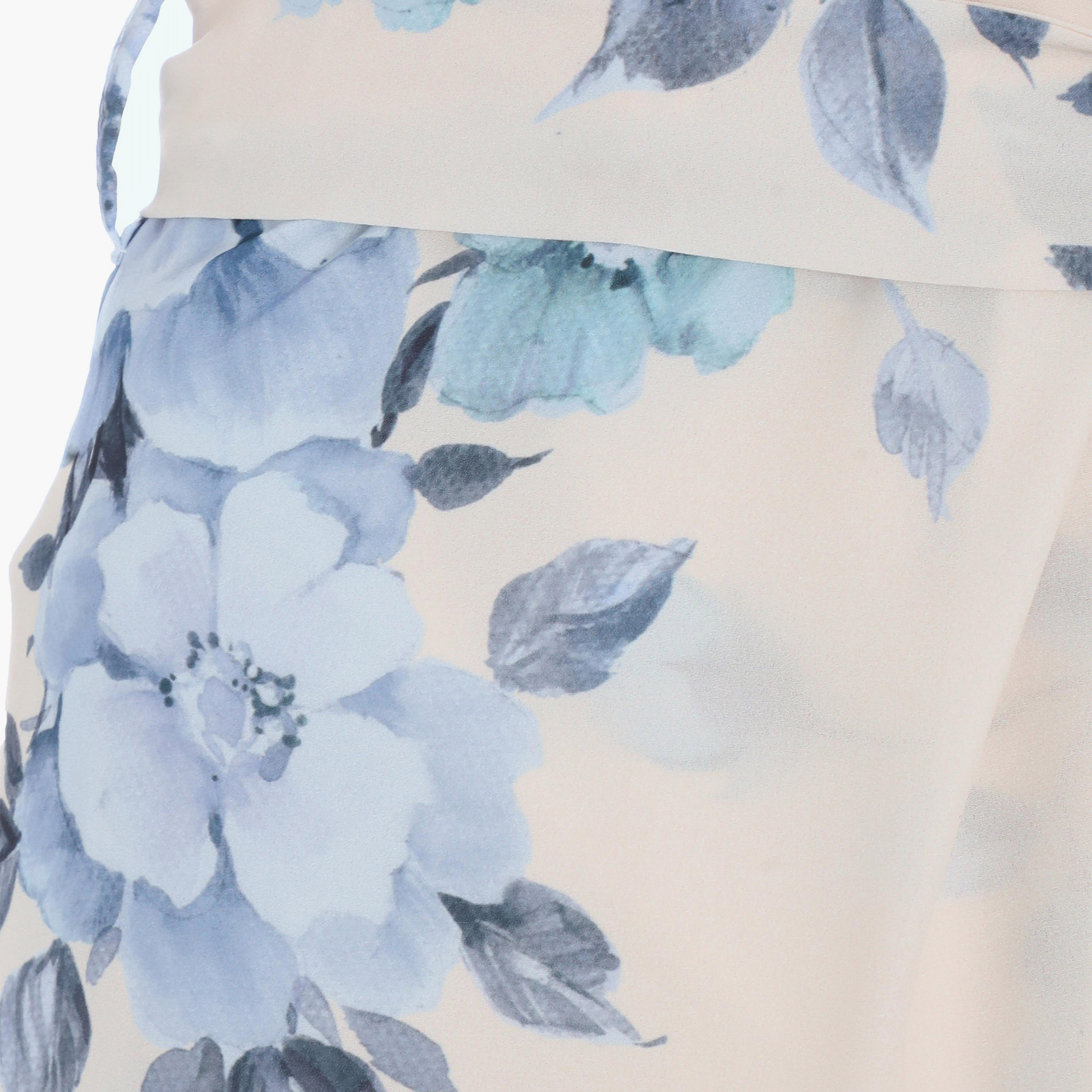 كويز- فستان أزرق متوسط ​​الطول -women-clothing-dresses-image-4