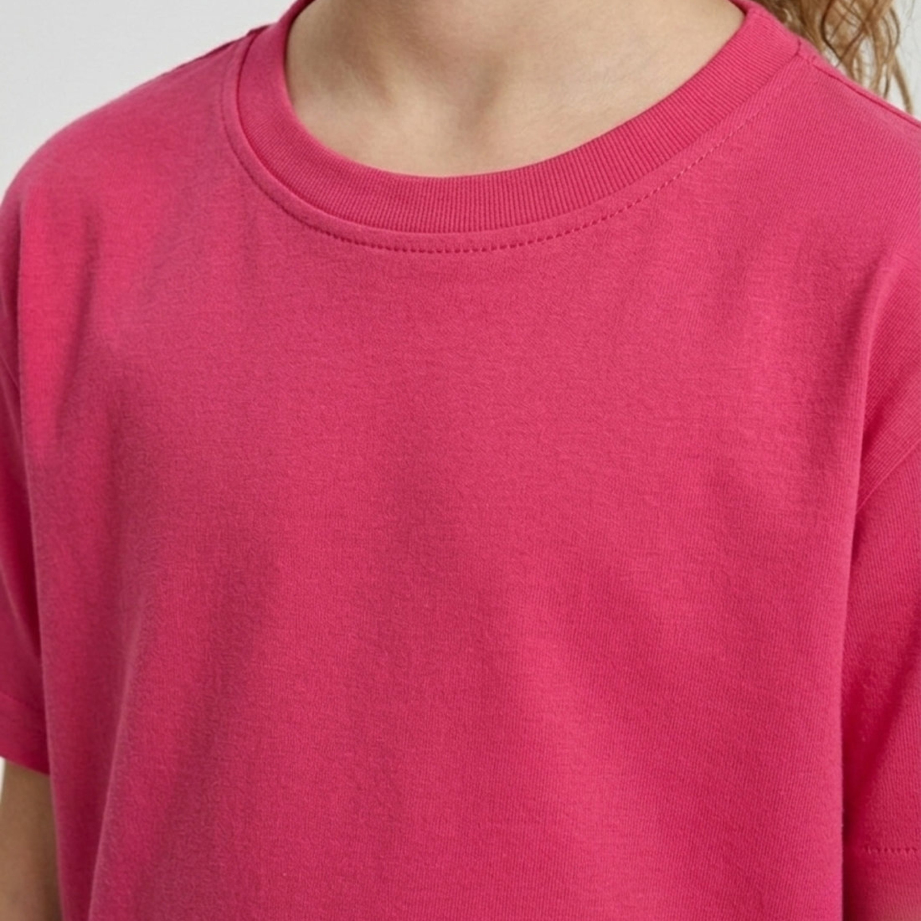 تيشيرت أوفرسايز بقصة بوكسي سادة وأكمام قصيرة من بيبيكلو-boys-clothing-tshirtsandpolos-image-5
