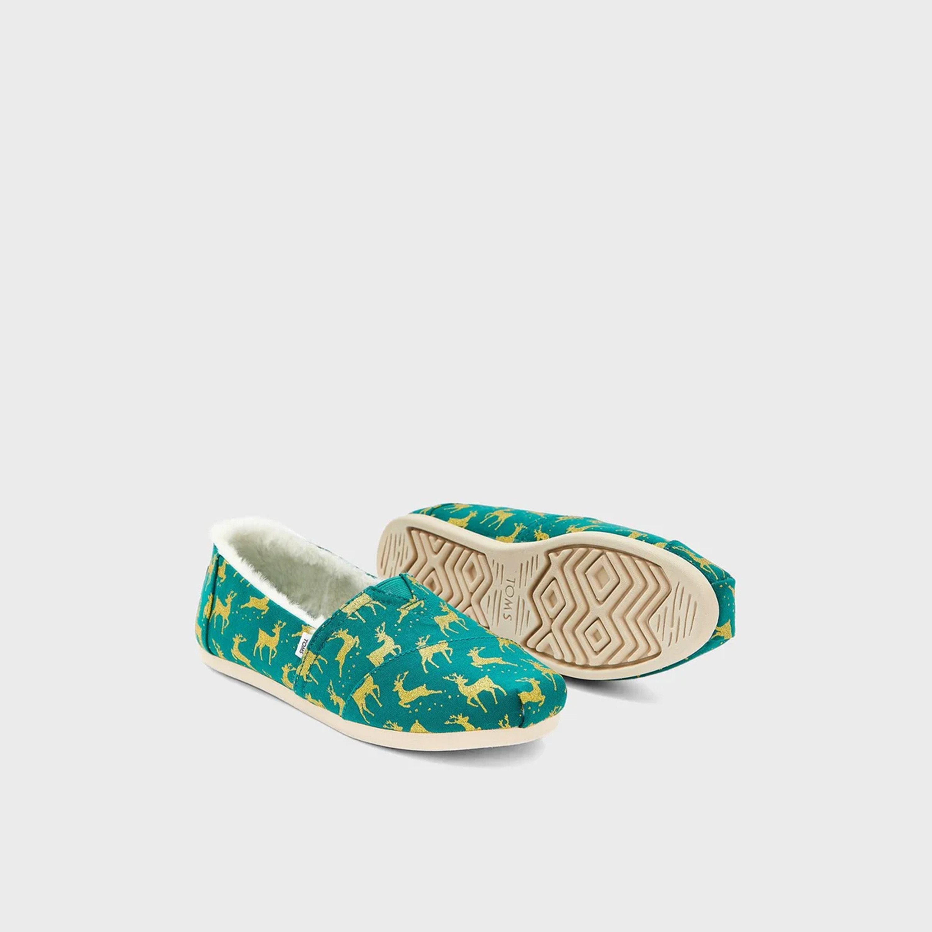 Toms Kids Slip-On Reindeer Print Espadrille | 10019237-boys-shoes-loafers-image-5