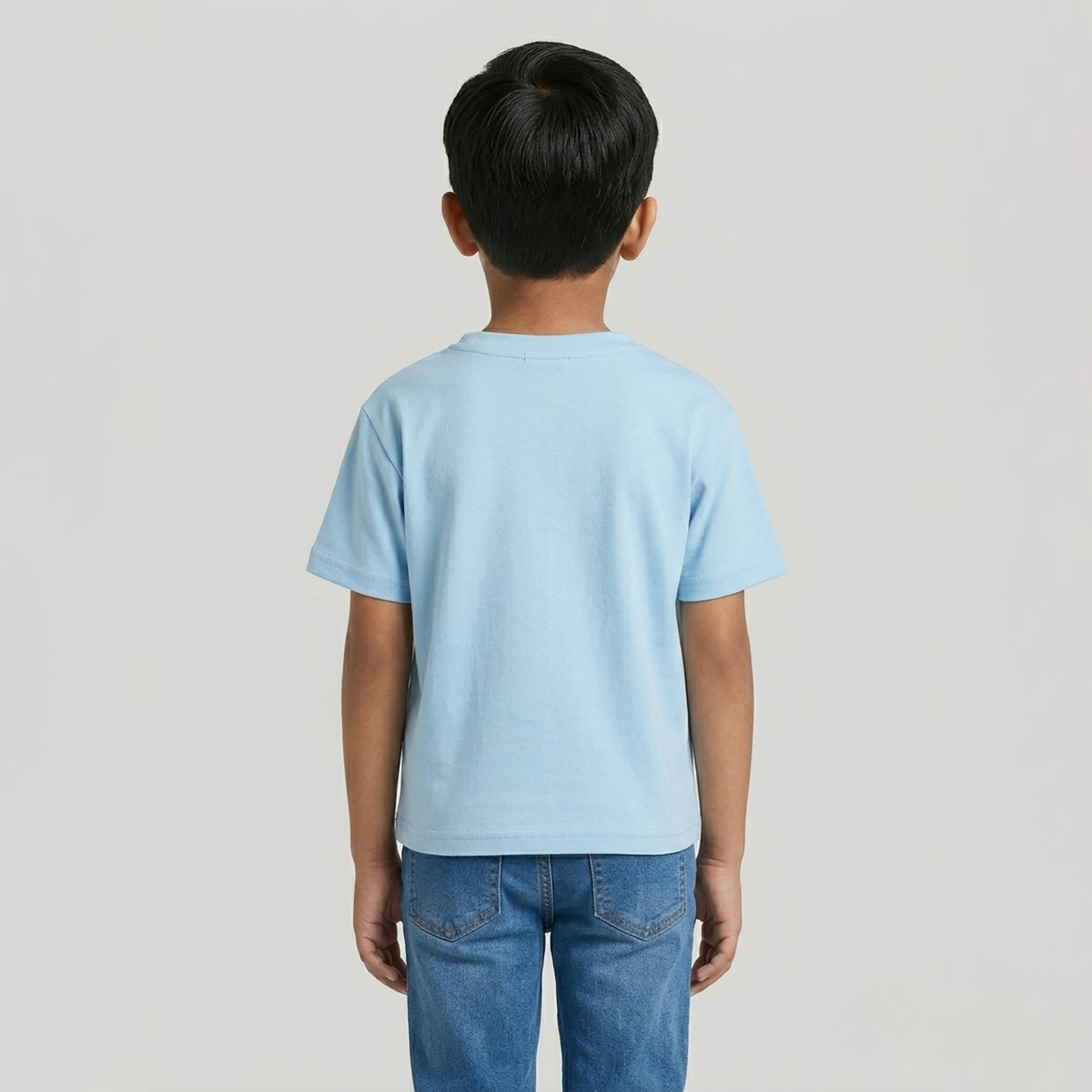تيشيرت أوفرسايز بقصة بوكسي سادة وأكمام قصيرة من بيبيكلو-boys-clothing-tshirtsandpolos-image-4
