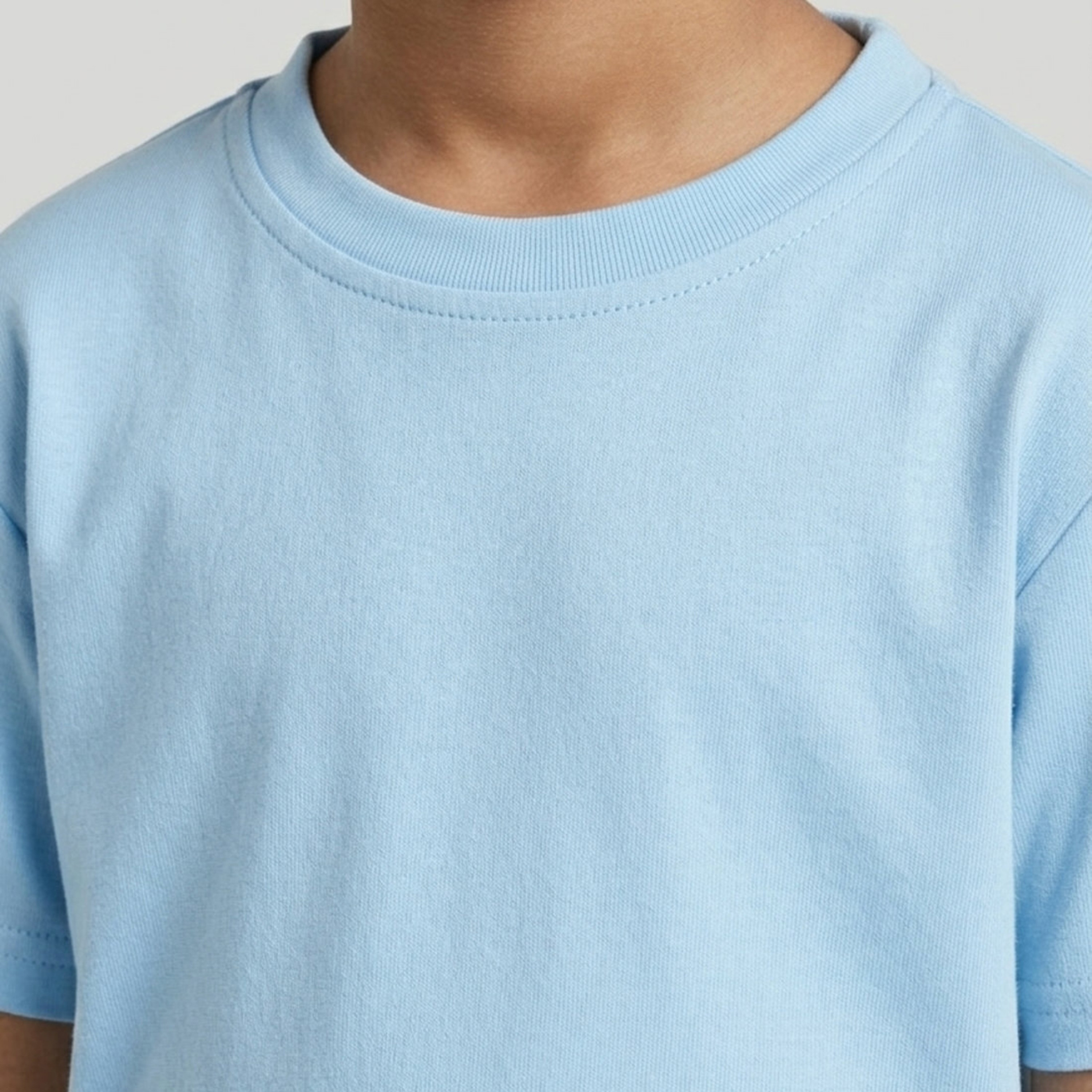 تيشيرت أوفرسايز بقصة بوكسي سادة وأكمام قصيرة من بيبيكلو-boys-clothing-tshirtsandpolos-image-5