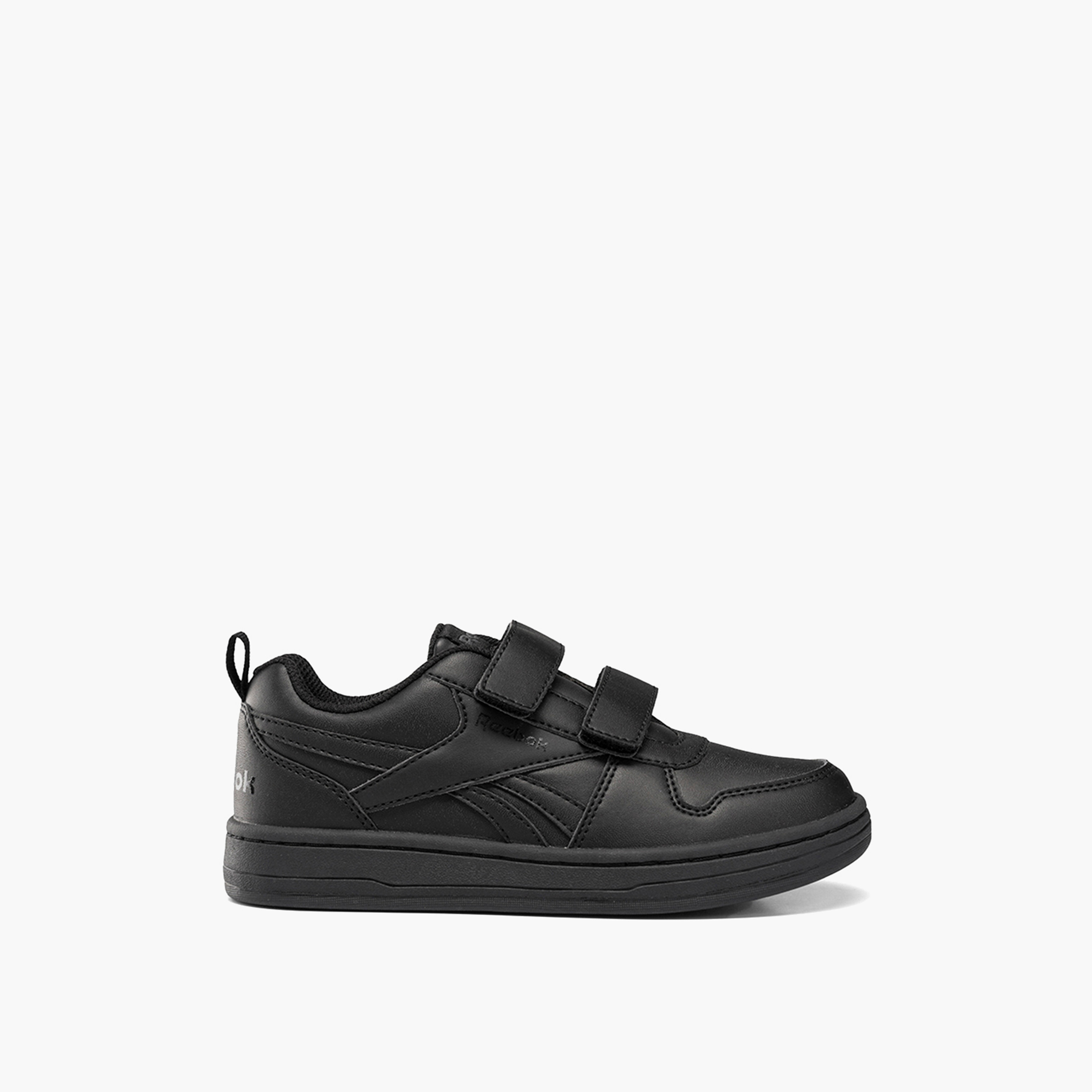 Reebok Kids' Panelled School Shoes with Hook and Loop Closure-girls-shoes-schoolshoes-image-2