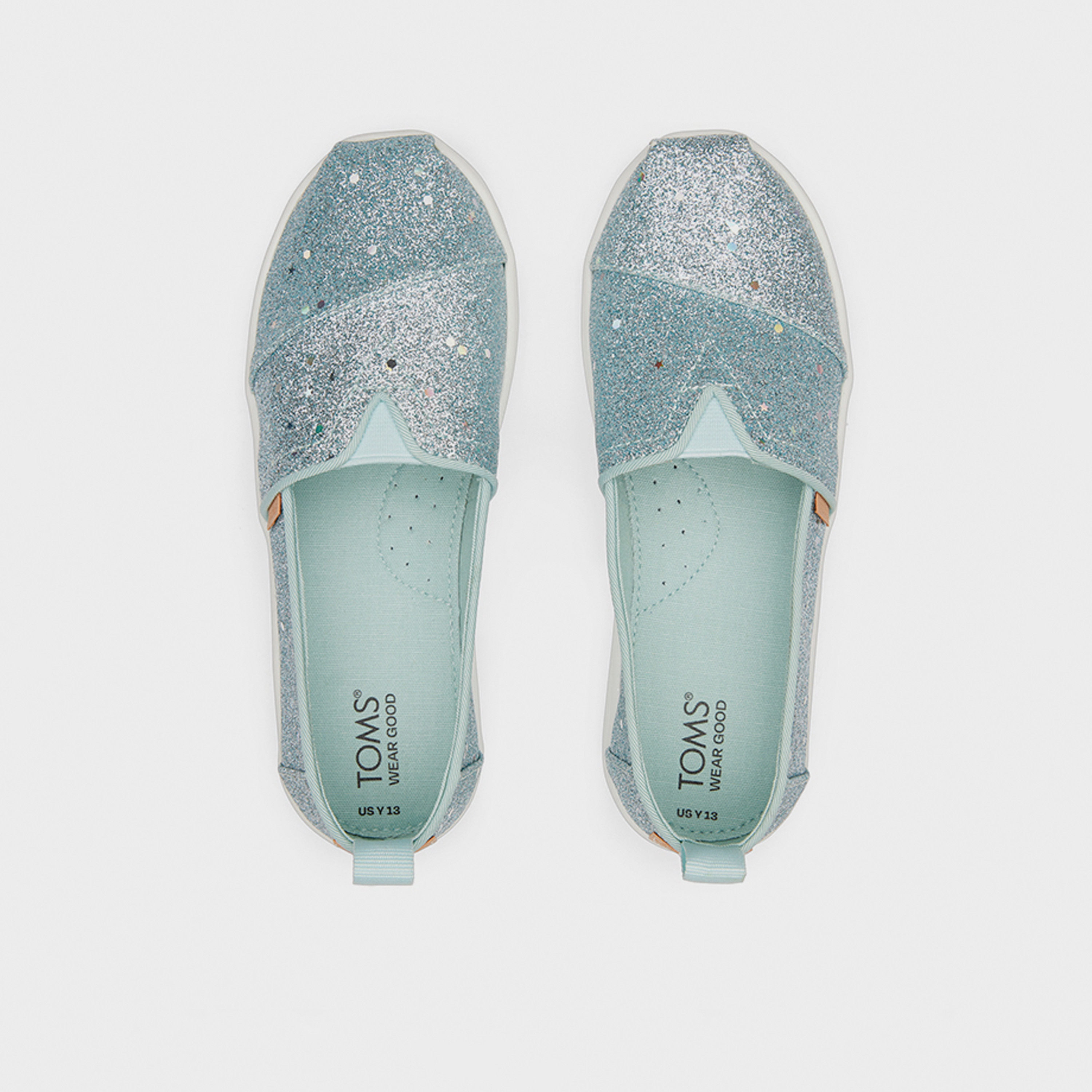 Toms Girls Slip-On Glitter Espadrille | 10020631-girls-shoes-loafers-image-3