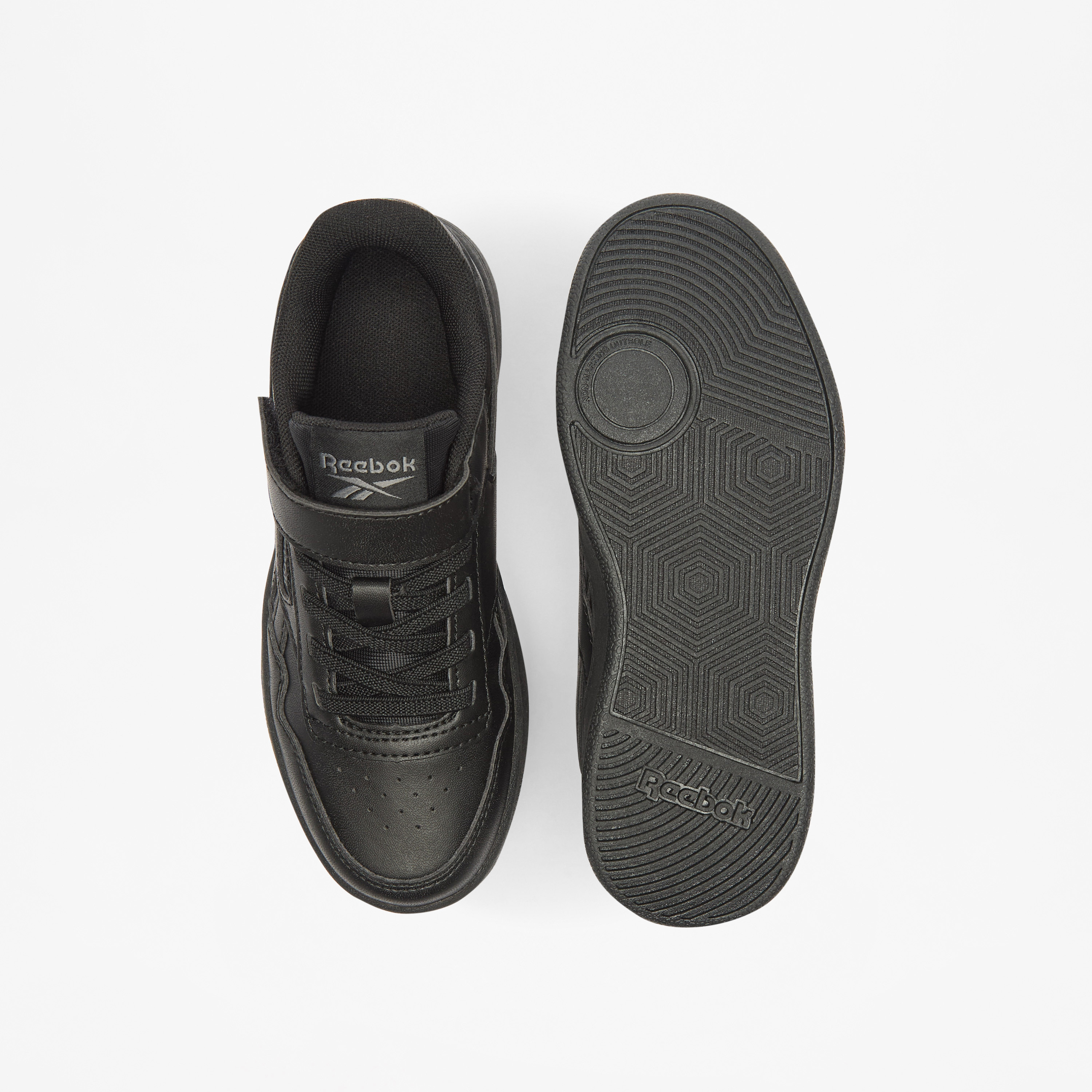 Reebok Kids Logo Detail Sports Shoes with Hook and Loop Closure - COURT ADVANCE-sports-boys-shoes-image-4