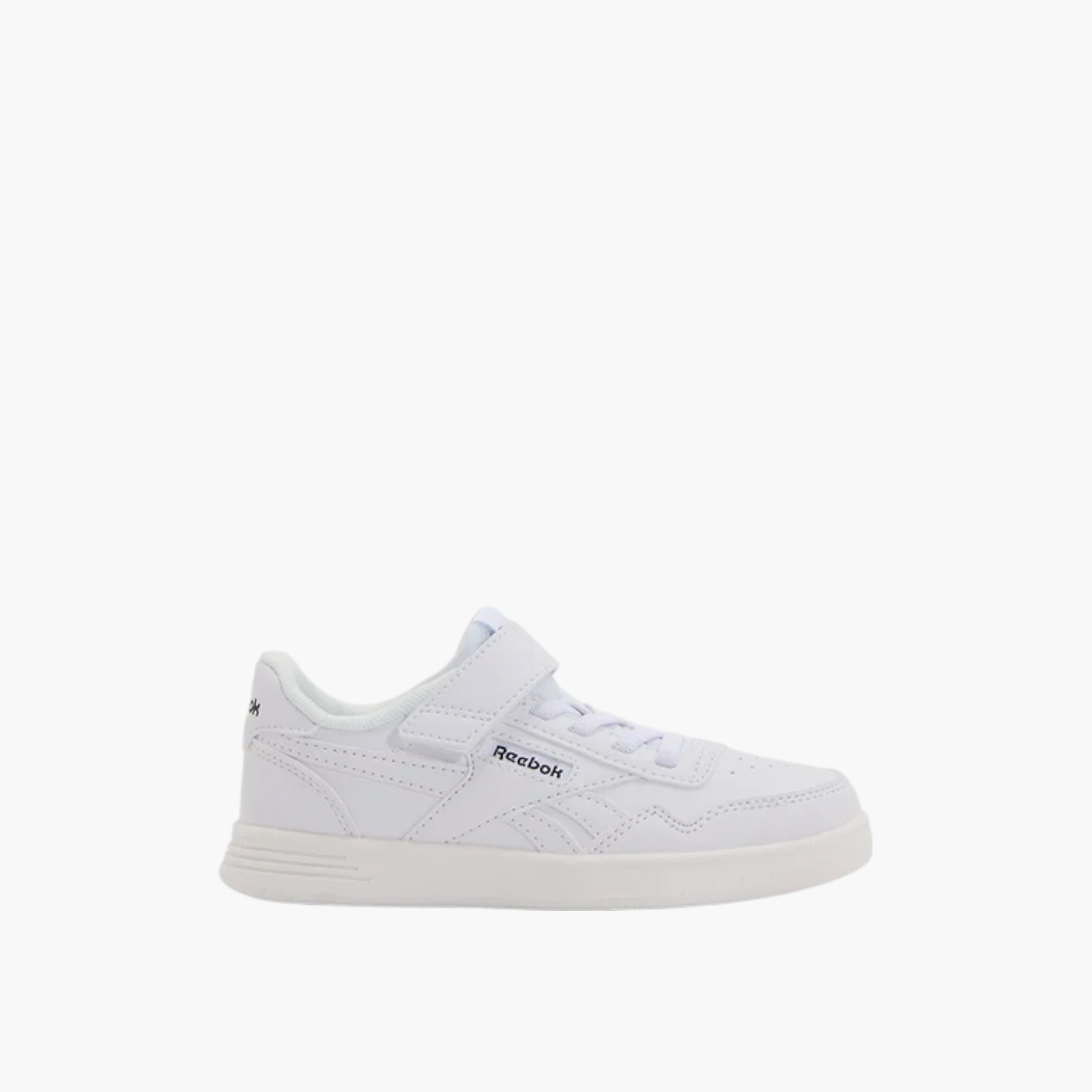 Reebok Kids' Panelled School Shoes with Hook and Loop Closure-girls-shoes-schoolshoes-image-1