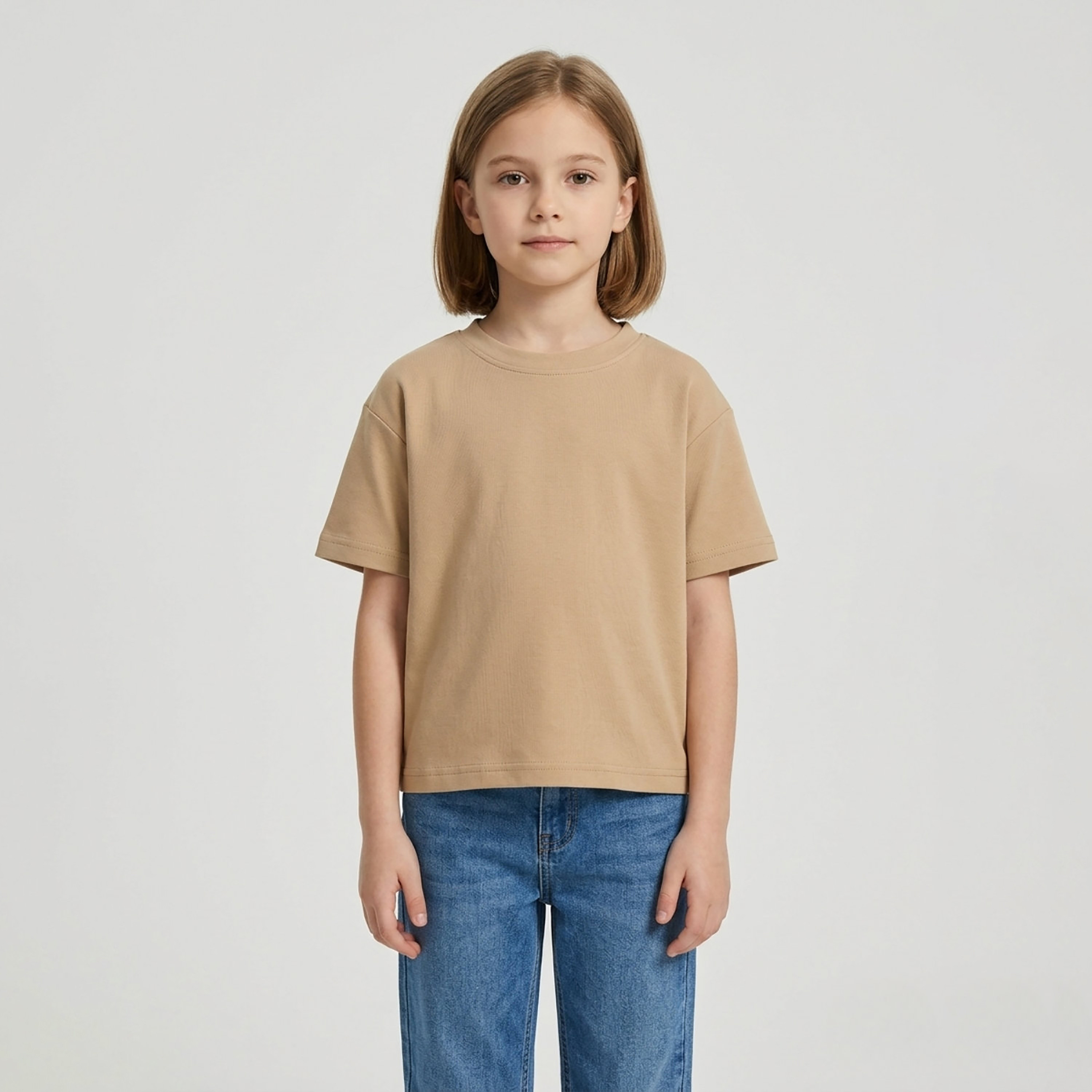 تيشيرت أوفرسايز بقصة بوكسي سادة وأكمام قصيرة من بيبيكلو-boys-clothing-tshirtsandpolos-image-2