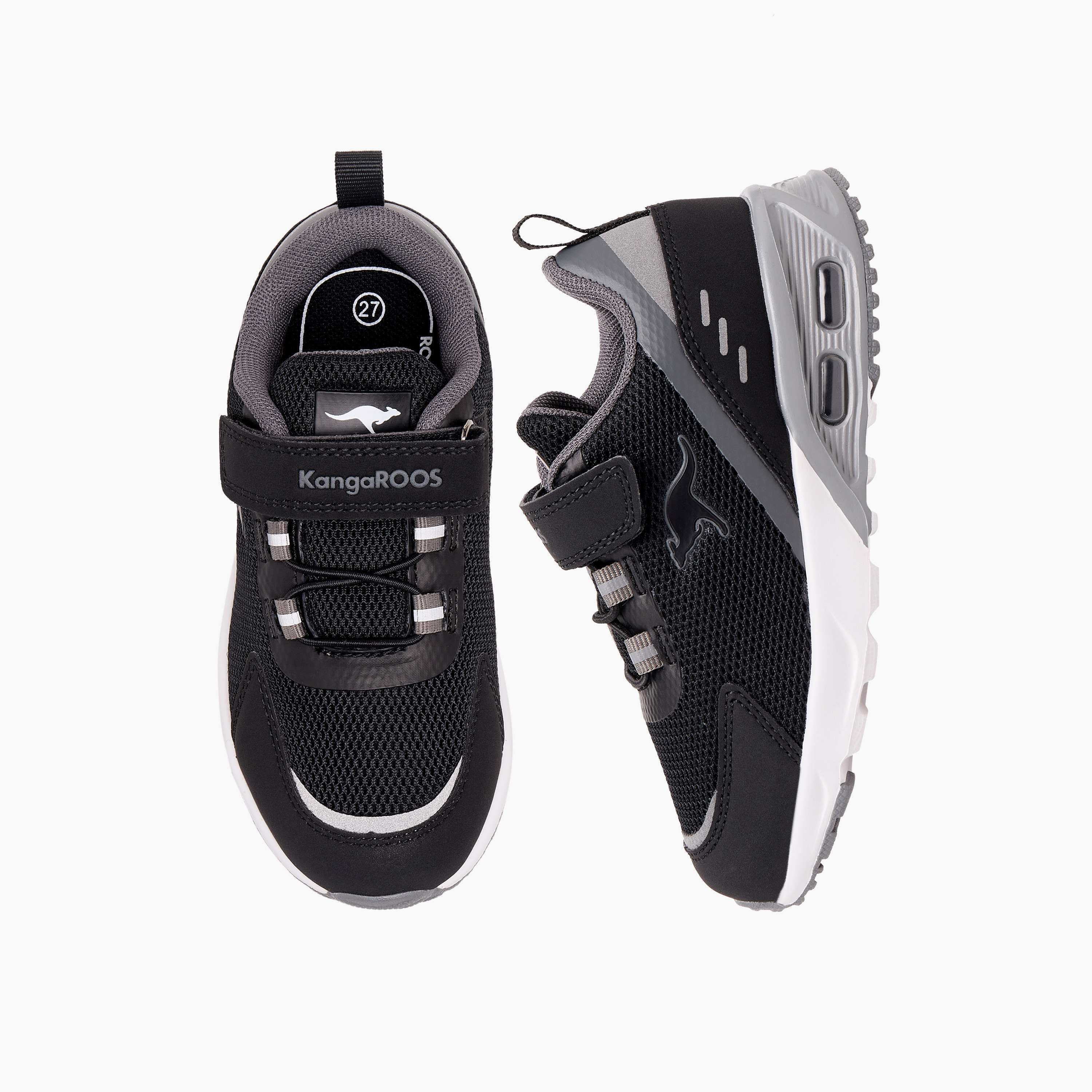 KangaROOS Boys Hook & Loop Sports Shoes-sports-boys-shoes-image-1