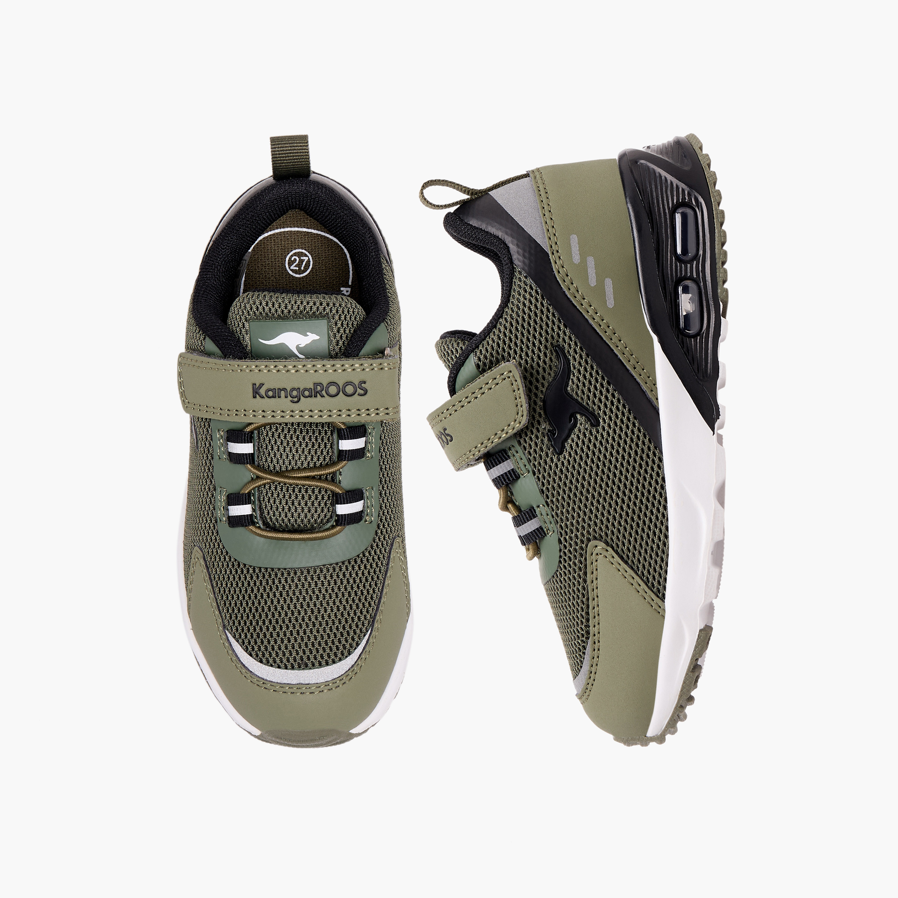 KangaROOS Boys Hook & Loop Sports Shoes-sports-boys-shoes-image-1