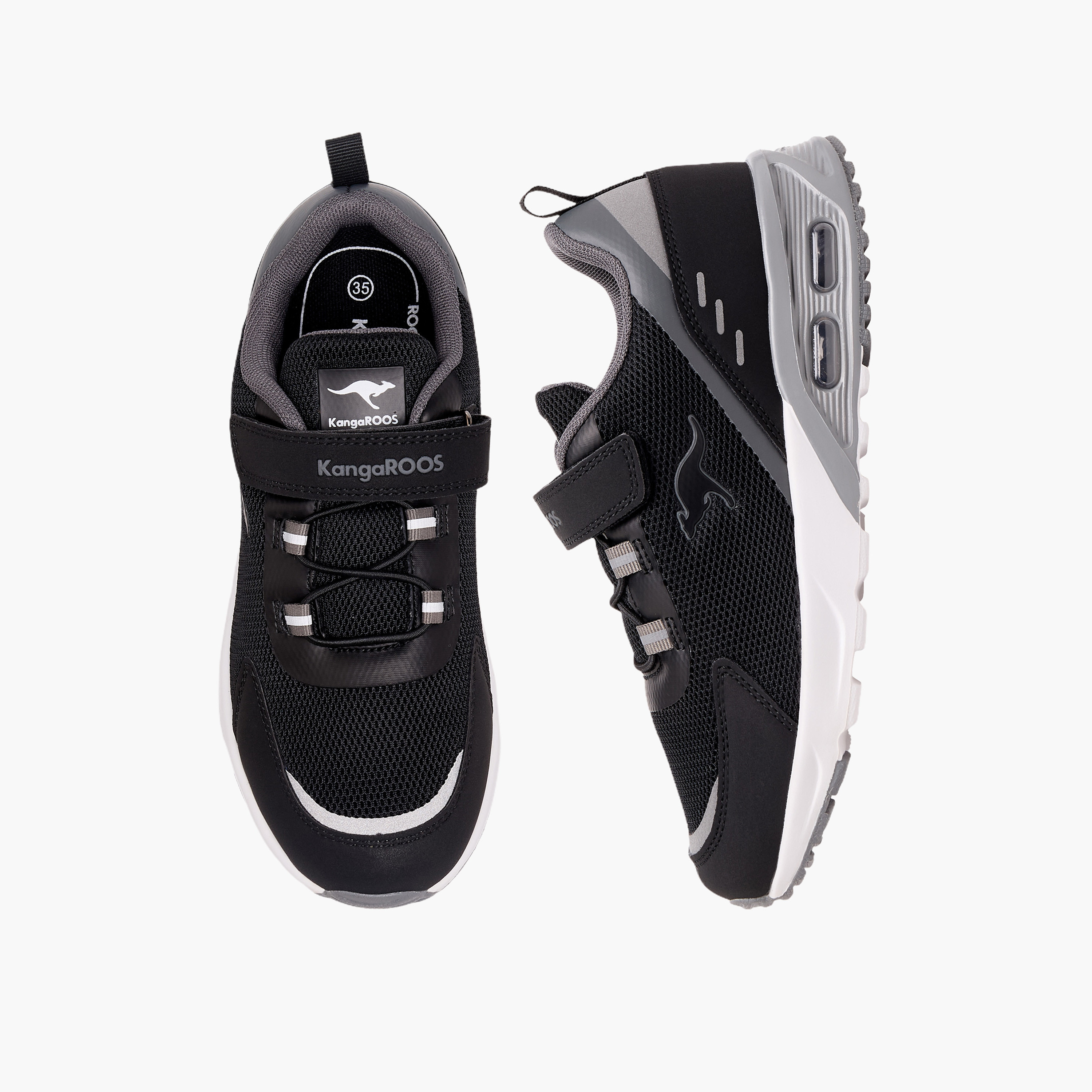 KangaROOS Boys Hook & Loop Sports Shoes-sports-boys-shoes-image-1