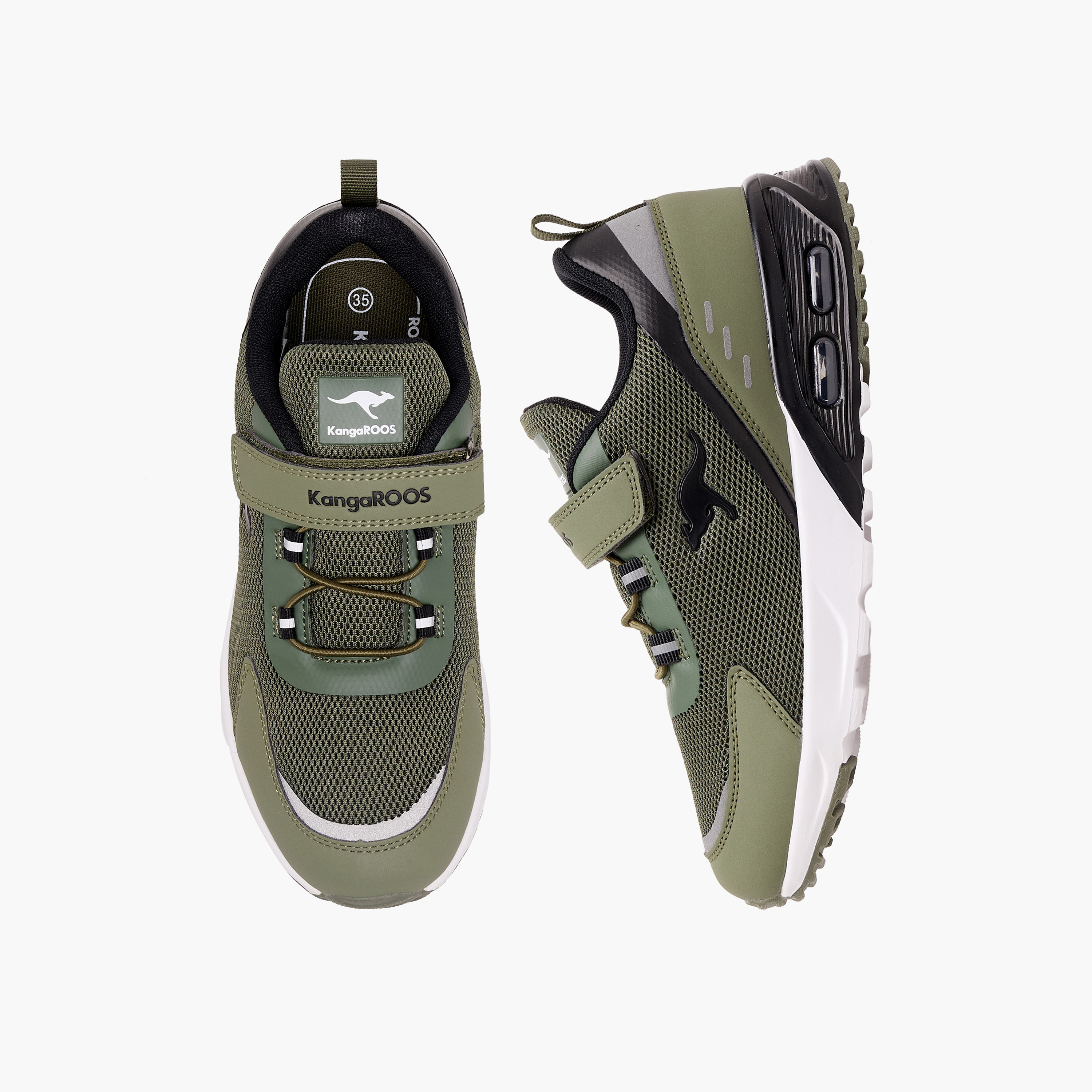 حذاء رياضي بشريط إغلاق لاصق للأولاد من كانغاروز-sports-boys-shoes-image-1