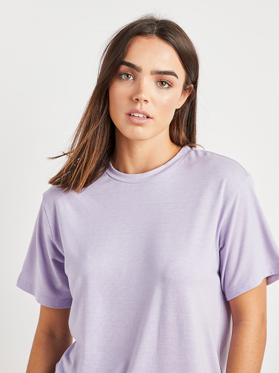 تيشرت سادة بأكمام قصيرة من ستايلي-women-clothing-tshirts-image-3