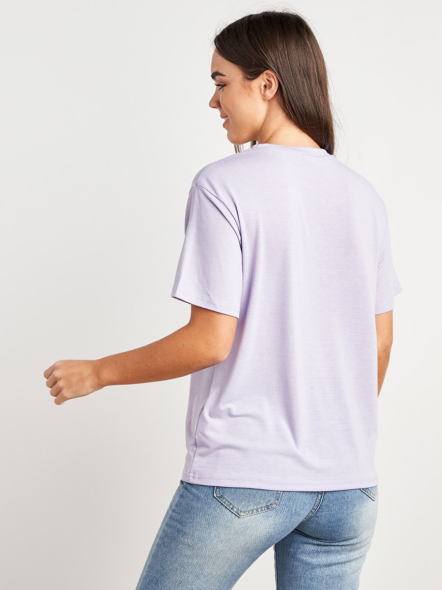 تيشرت سادة بأكمام قصيرة من ستايلي-women-clothing-tshirts-image-4