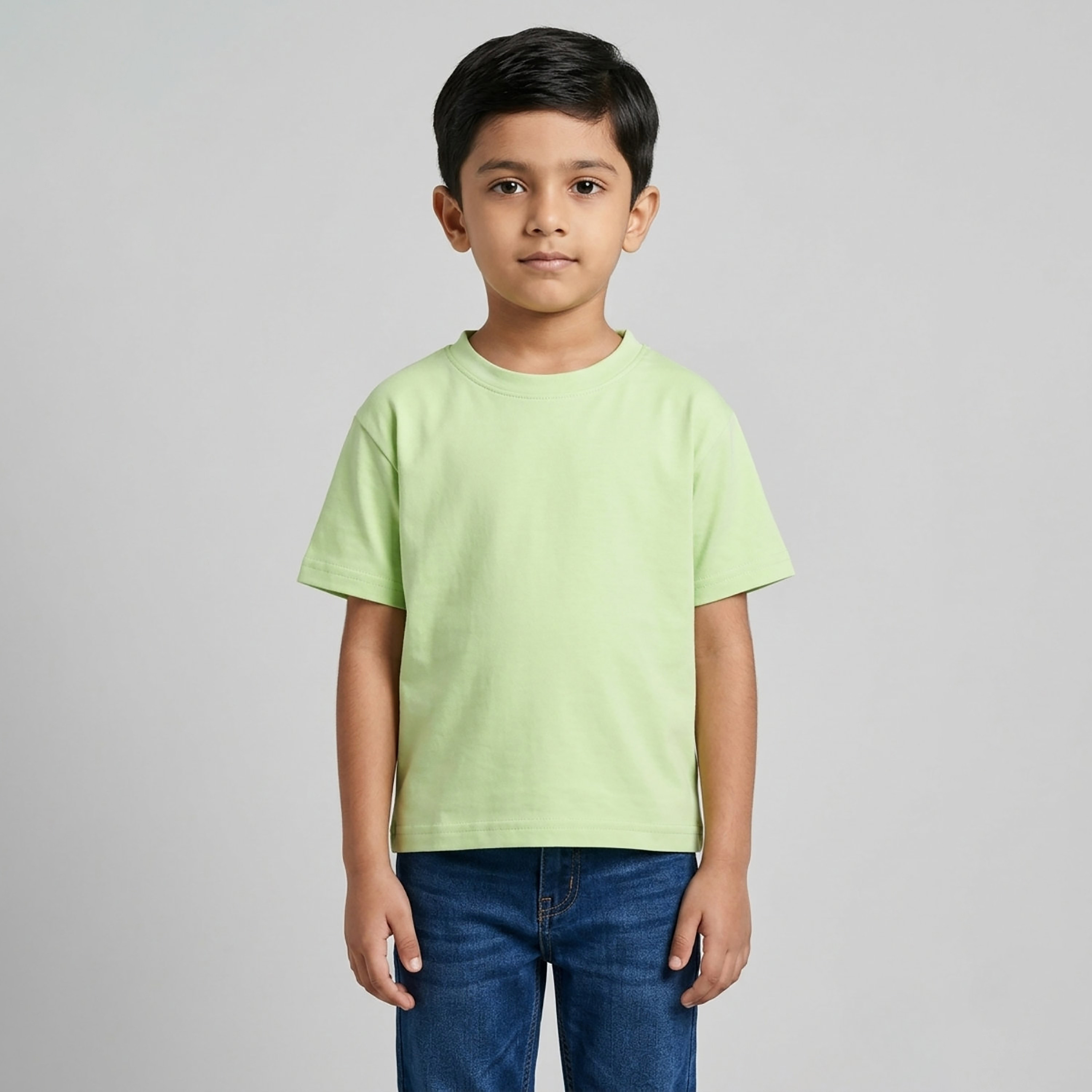 Babyqlo Short Sleeves Solid Boxy-Fit Oversize T-Shirt-boys-clothing-tshirtsandpolos-image-2