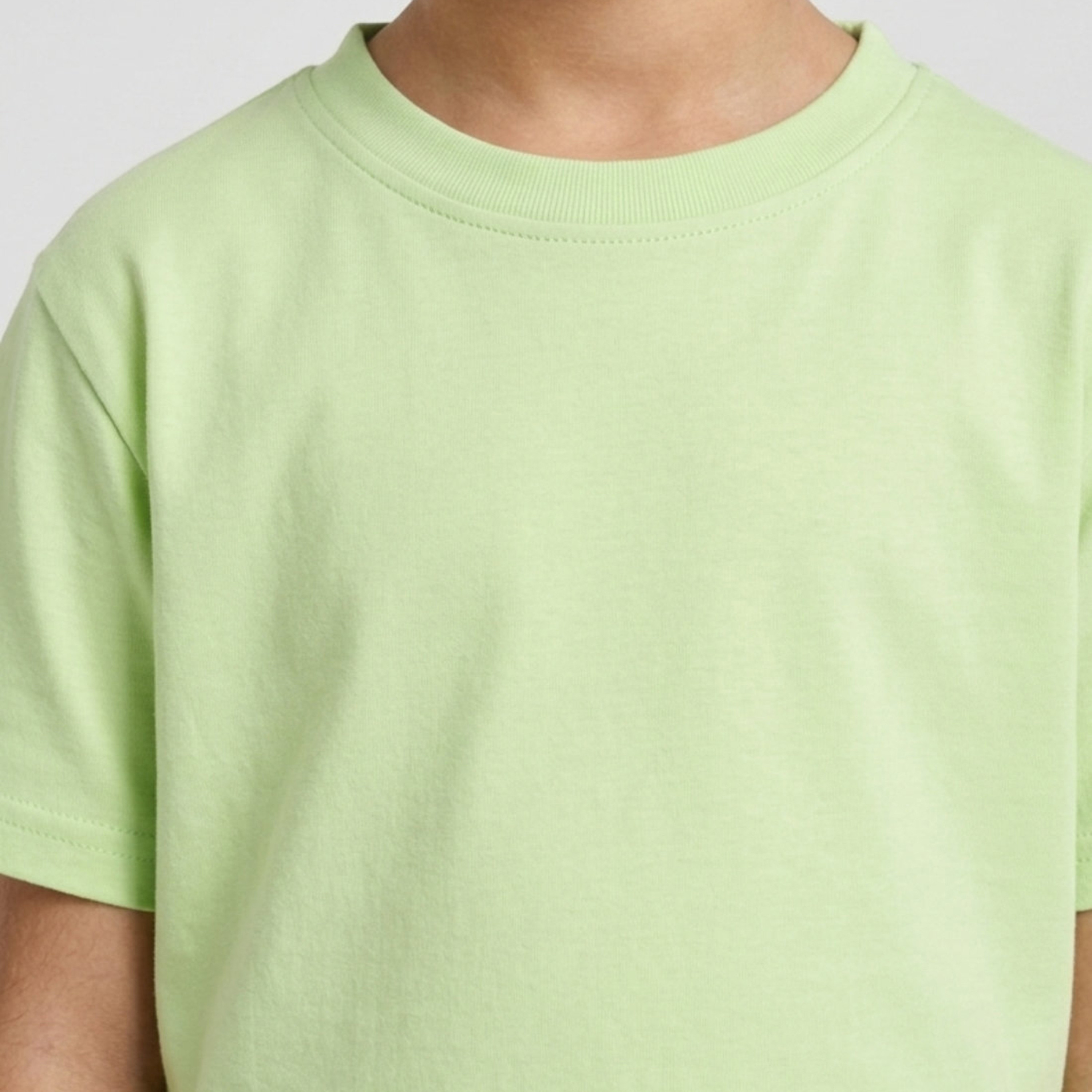 تيشيرت أوفرسايز بقصة بوكسي سادة وأكمام قصيرة من بيبيكلو-boys-clothing-tshirtsandpolos-image-5