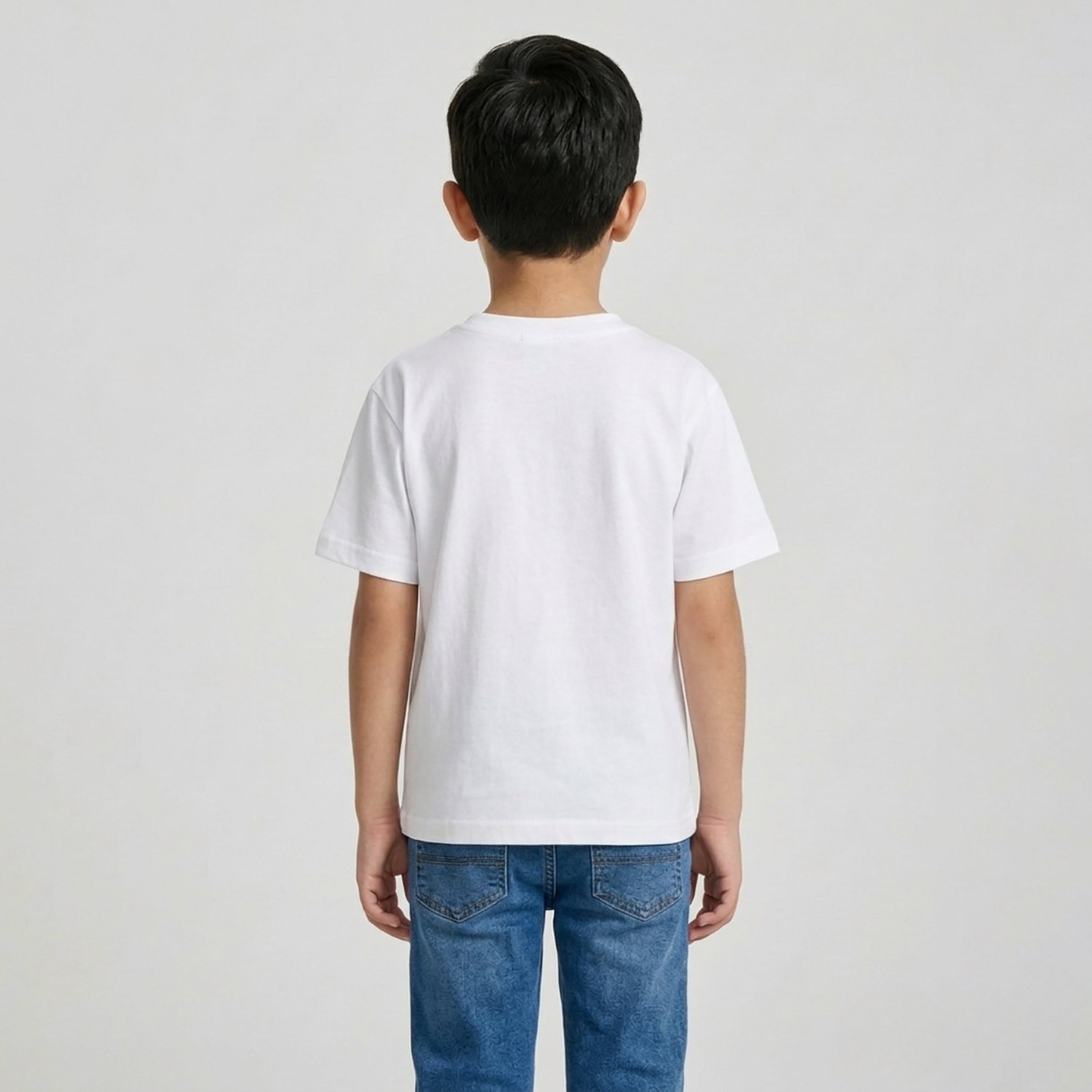 تيشيرت أوفرسايز بقصة بوكسي سادة وأكمام قصيرة من بيبيكلو-boys-clothing-tshirtsandpolos-image-4