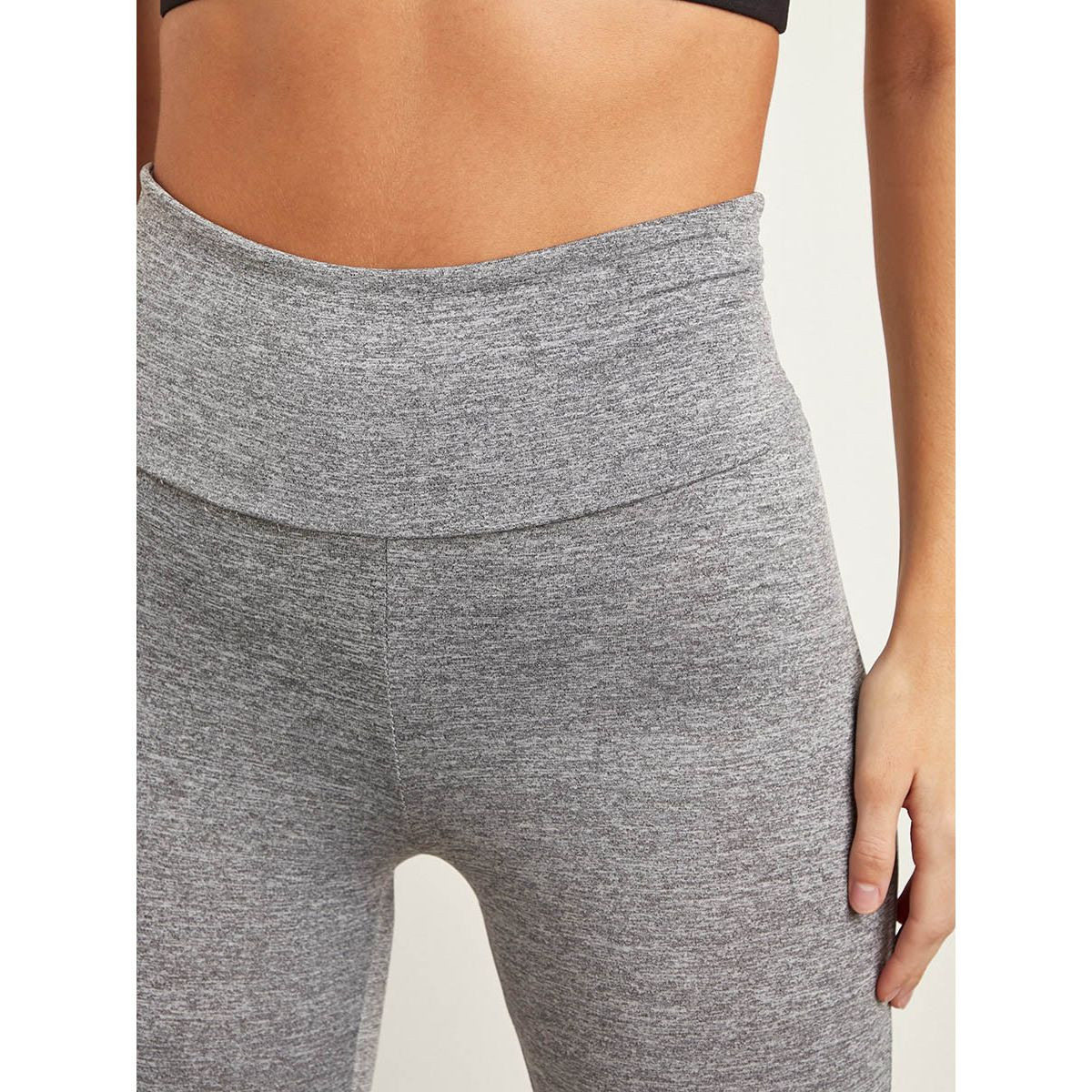 Styli Melange Print Leggings with Cross Back Detail-women-clothing-leggings-image-6