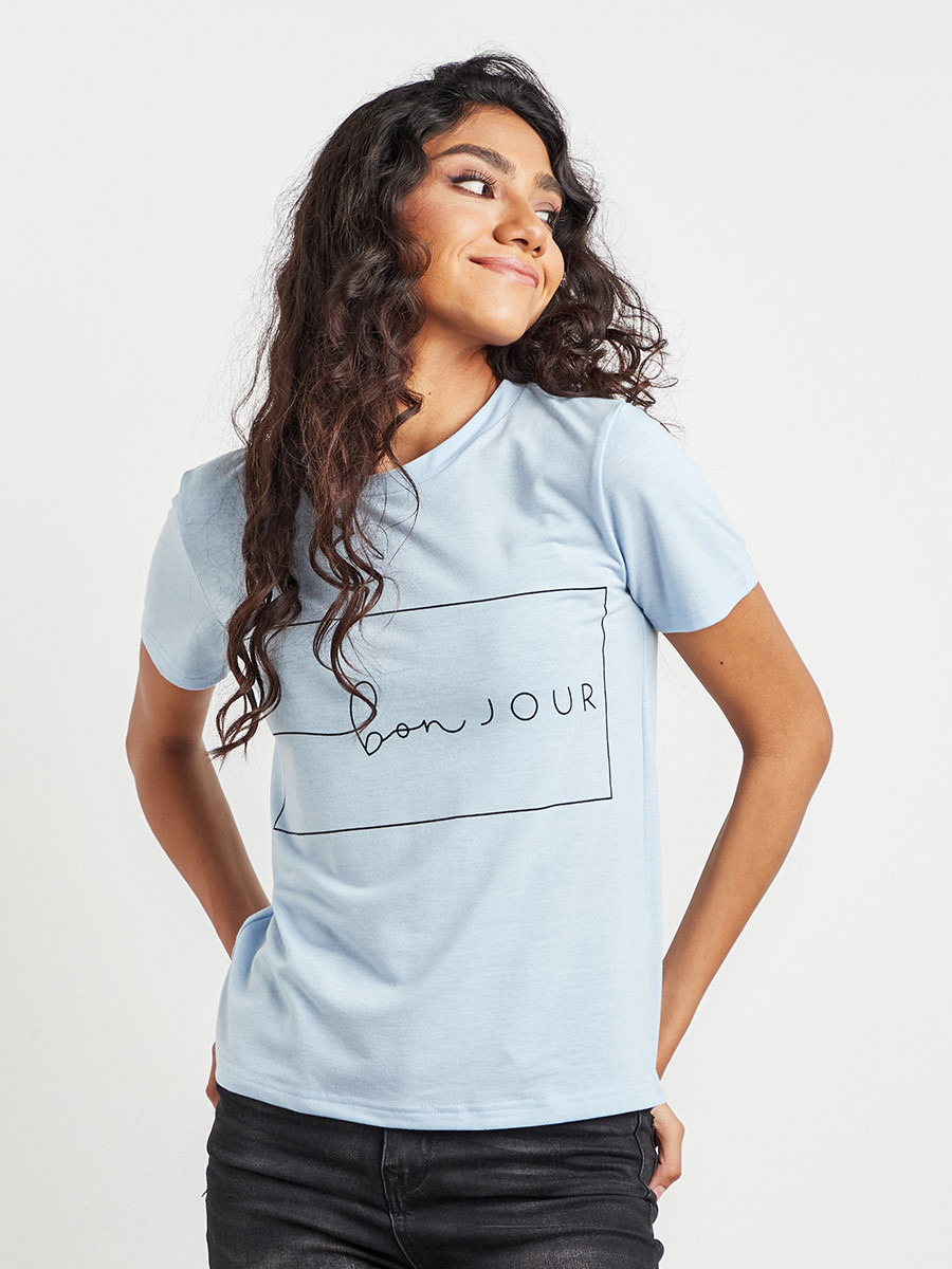 تيشيرت مطبوع من ستايلي-women-clothing-tshirts-image-1