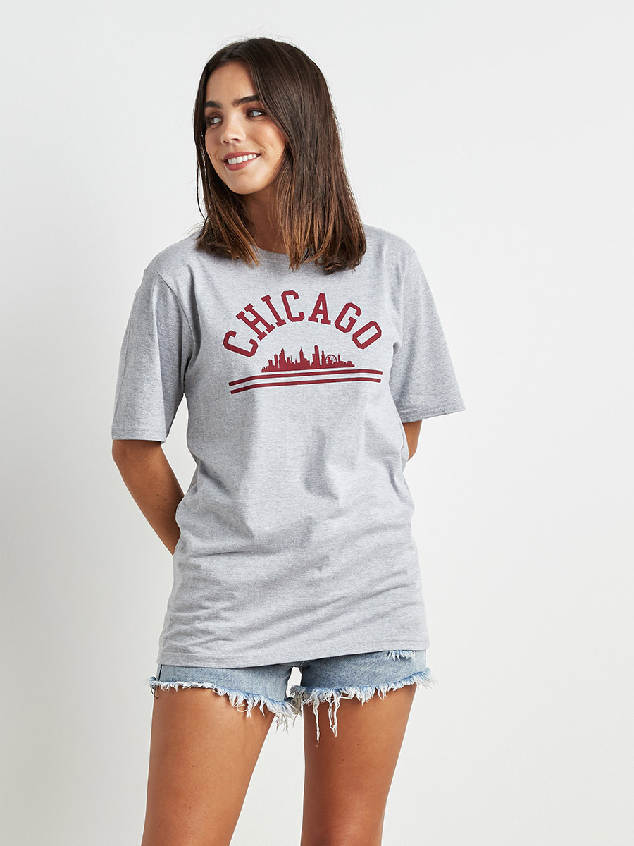 تيشيرت مطبوع بأكمام قصيرة-women-clothing-tshirts-image-1